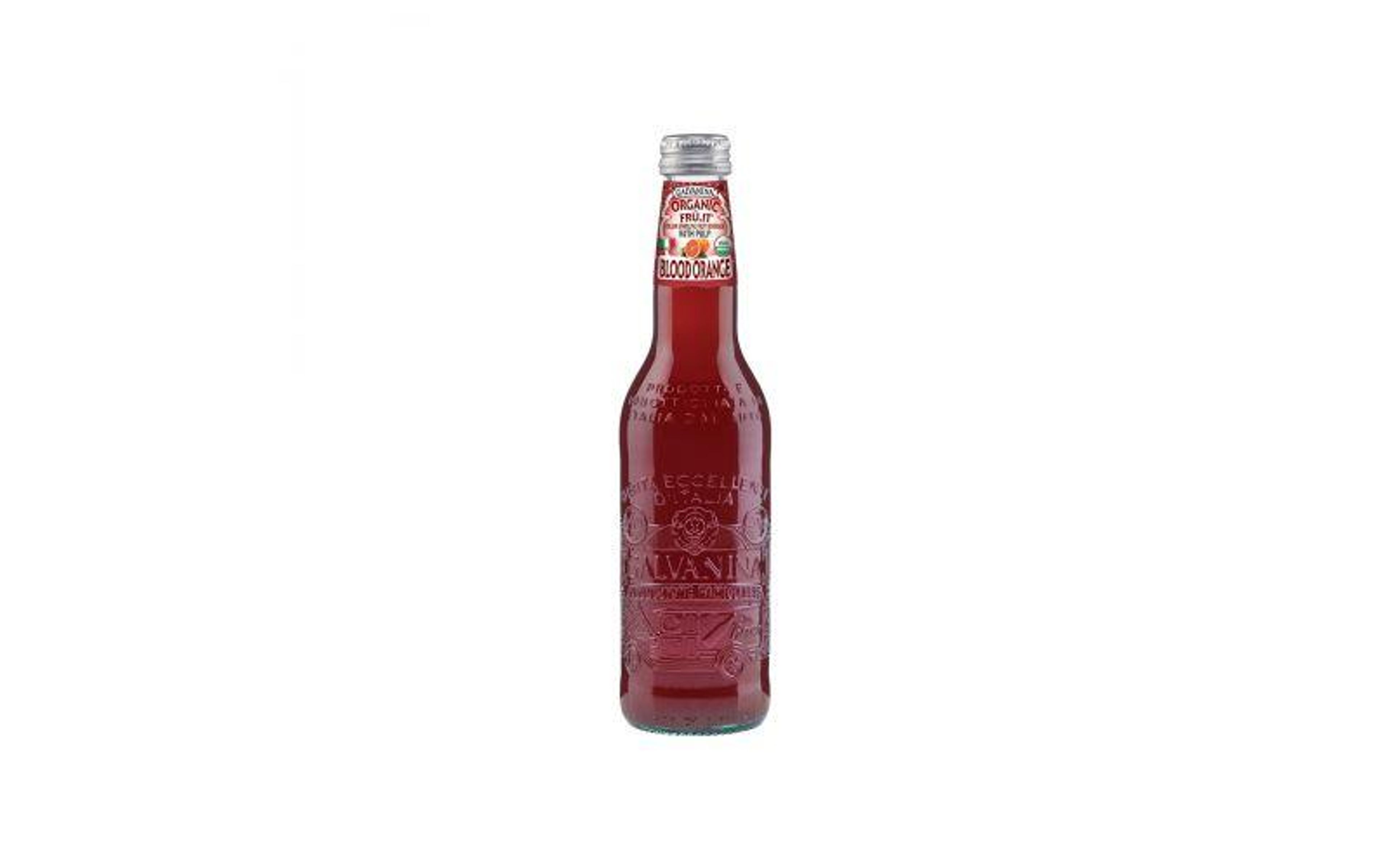 GALVANINA ORGANIC BLOOD ORANGE SODA.