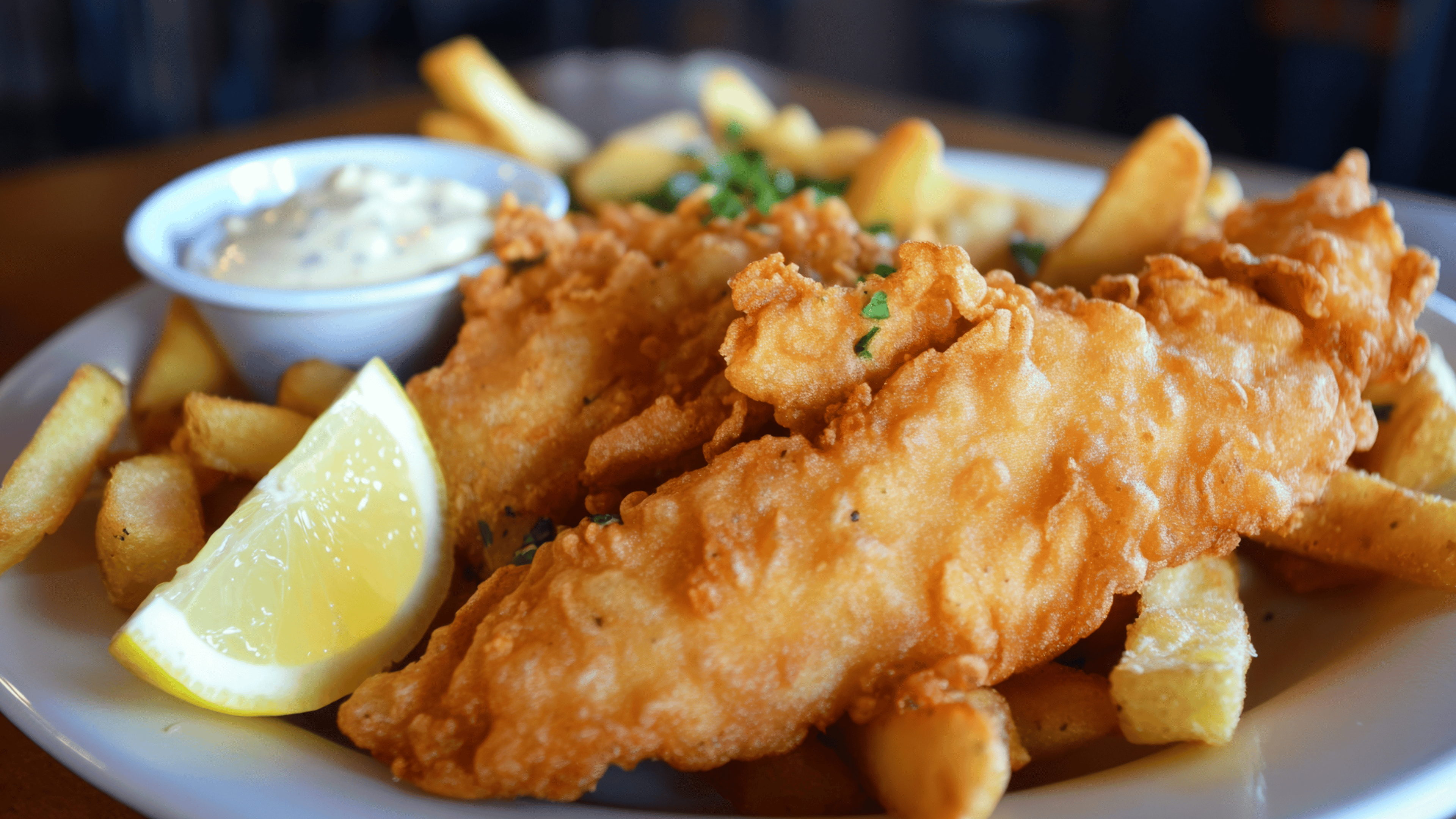 Fish and Chips.