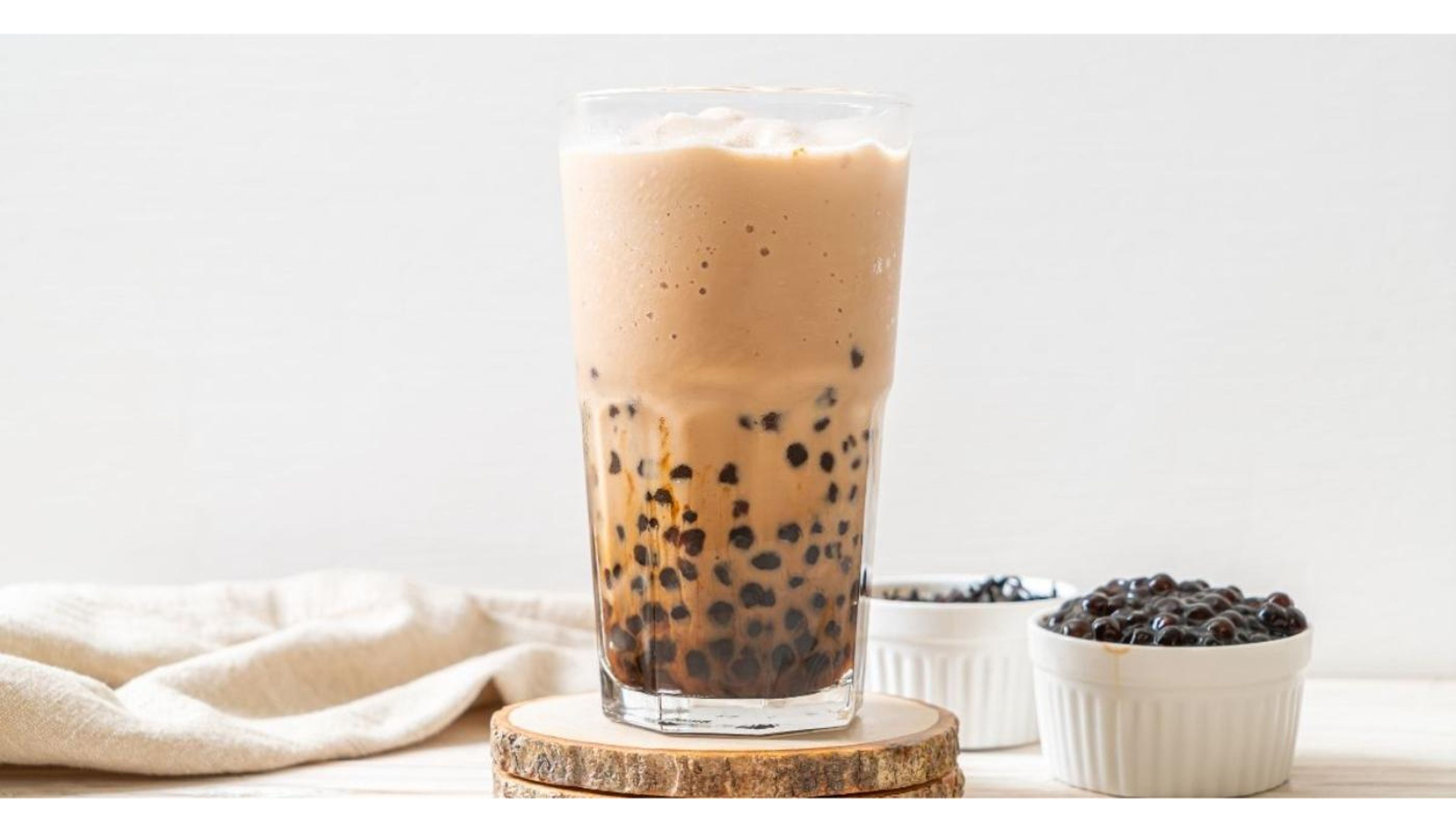 Brown sugar Bubble Tea AKA Brown sugar Boba.