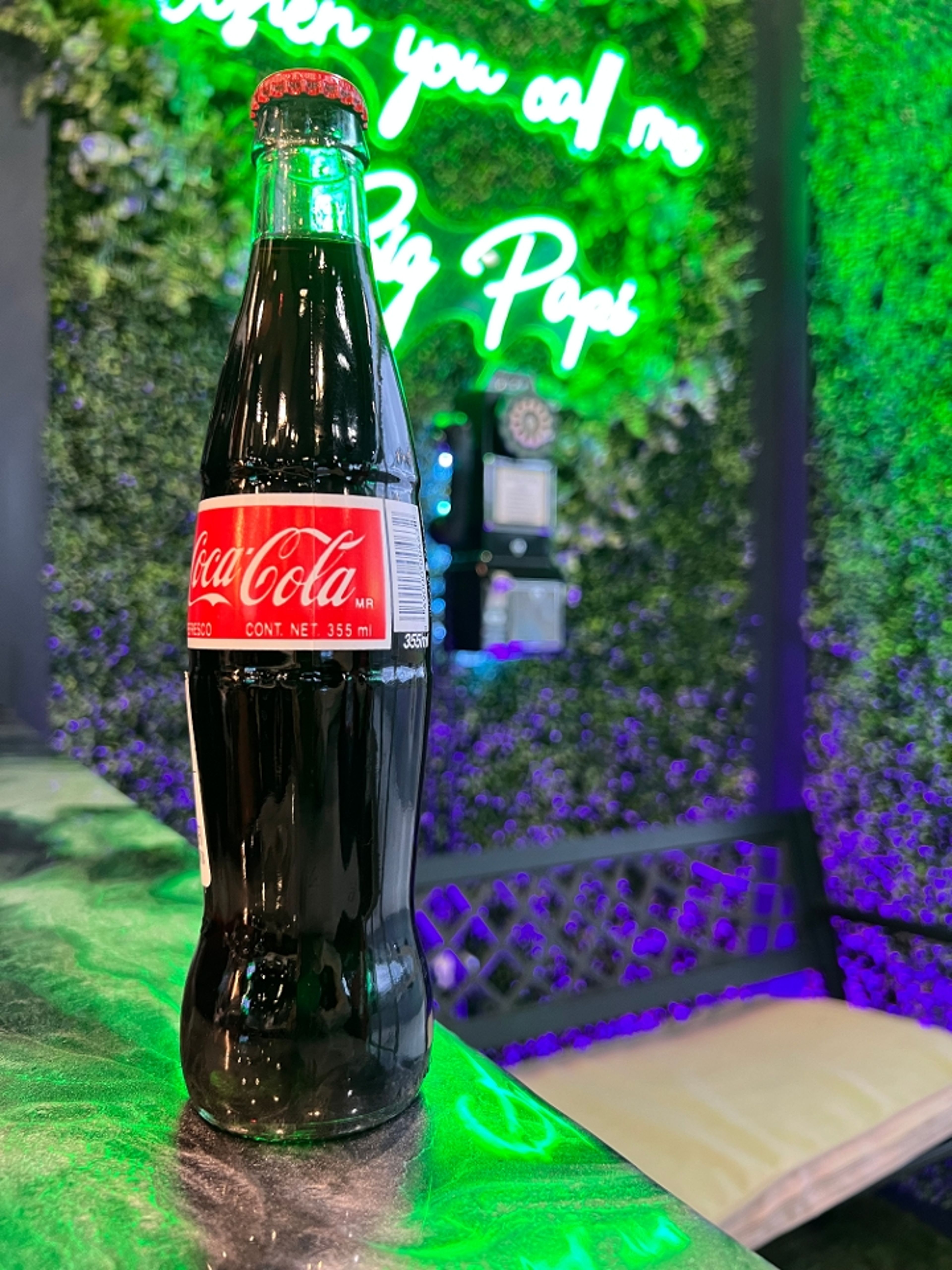 Coke Glass Bottle.