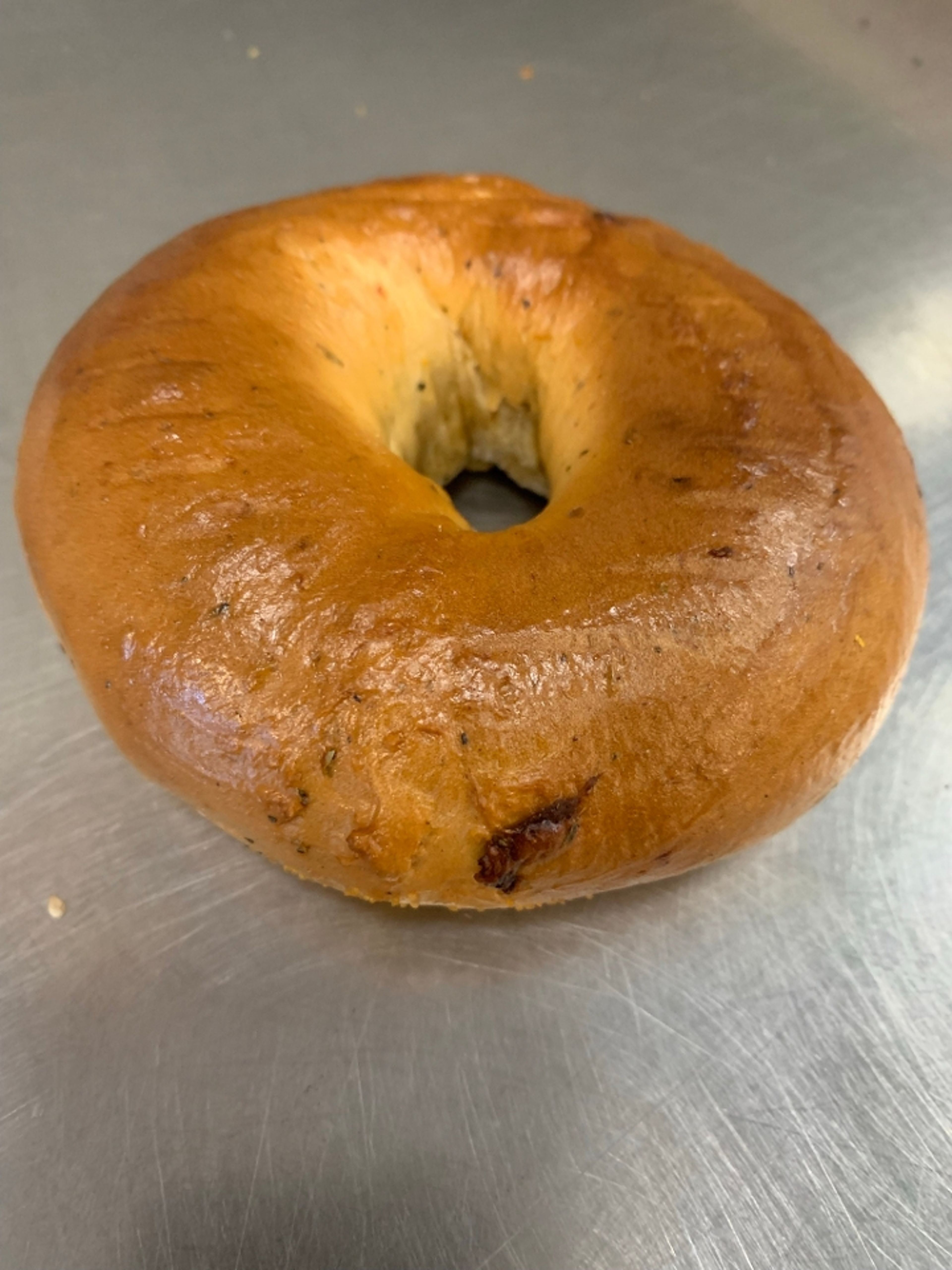 Sundried Tomato Bagel.