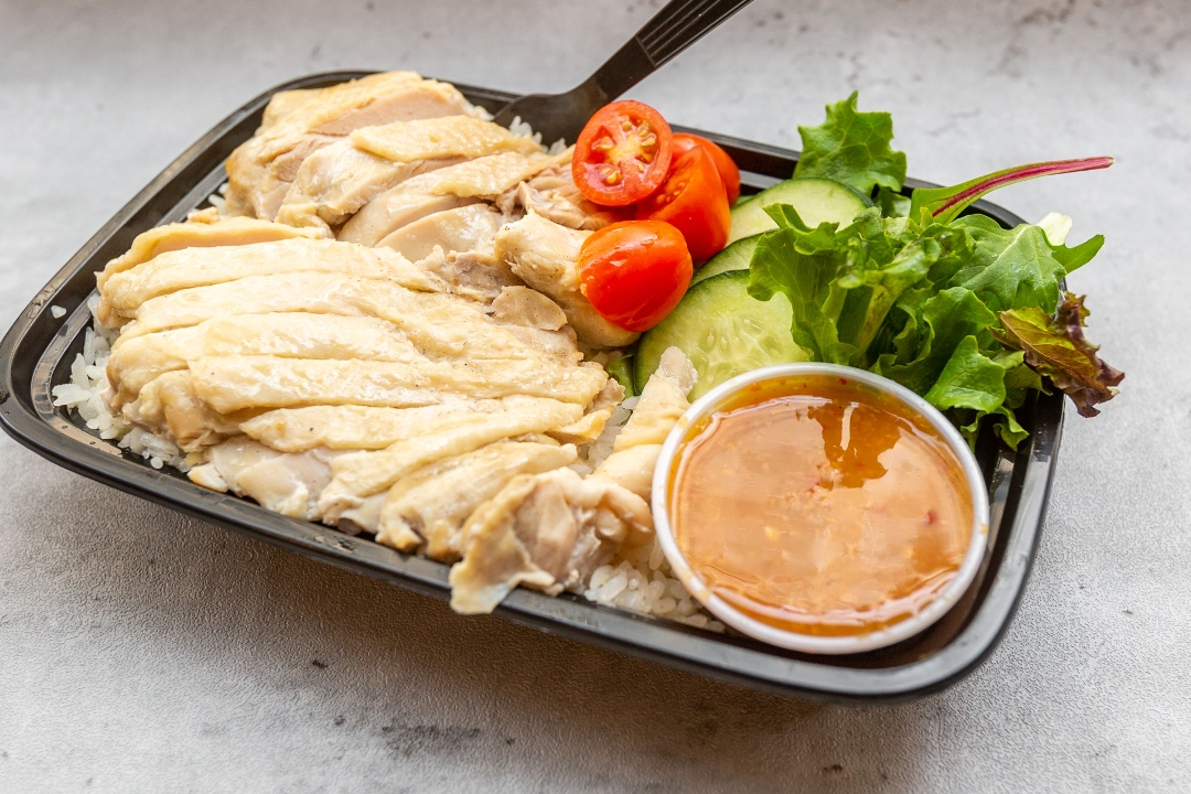 STEAMED DARK MEAT BOWL.