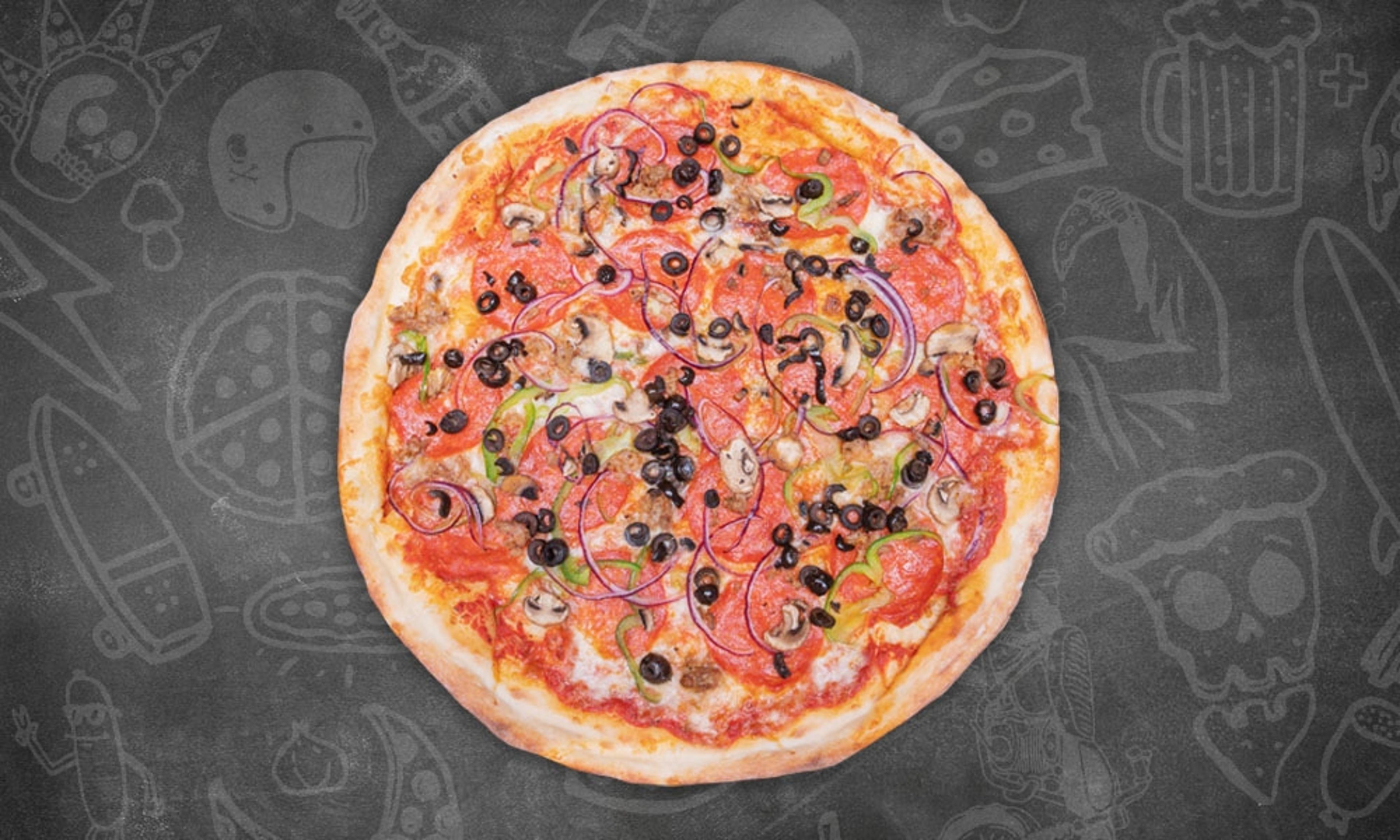 Loaded Combo Whole Pie.