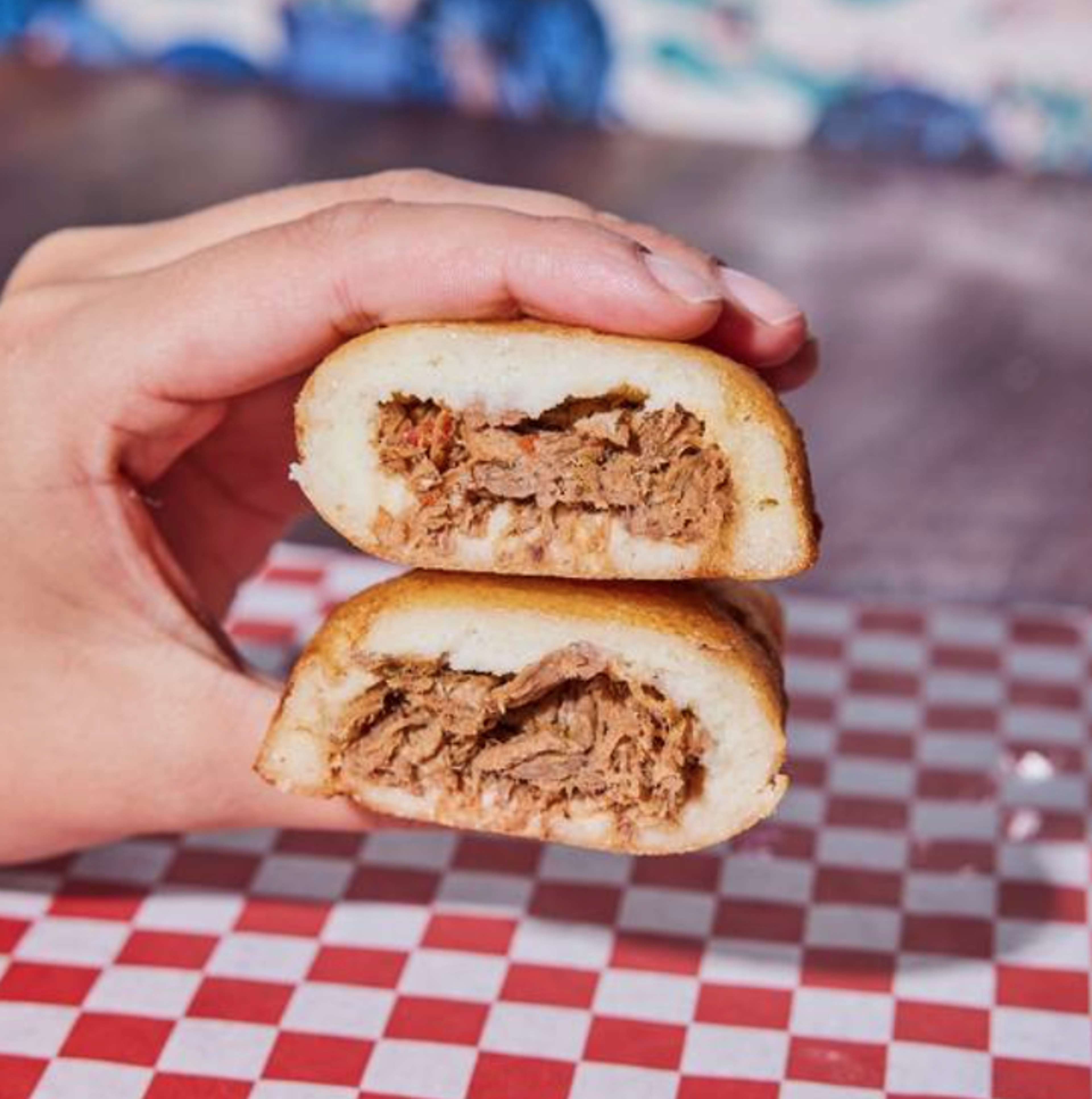 Shredded Beef Empanada.