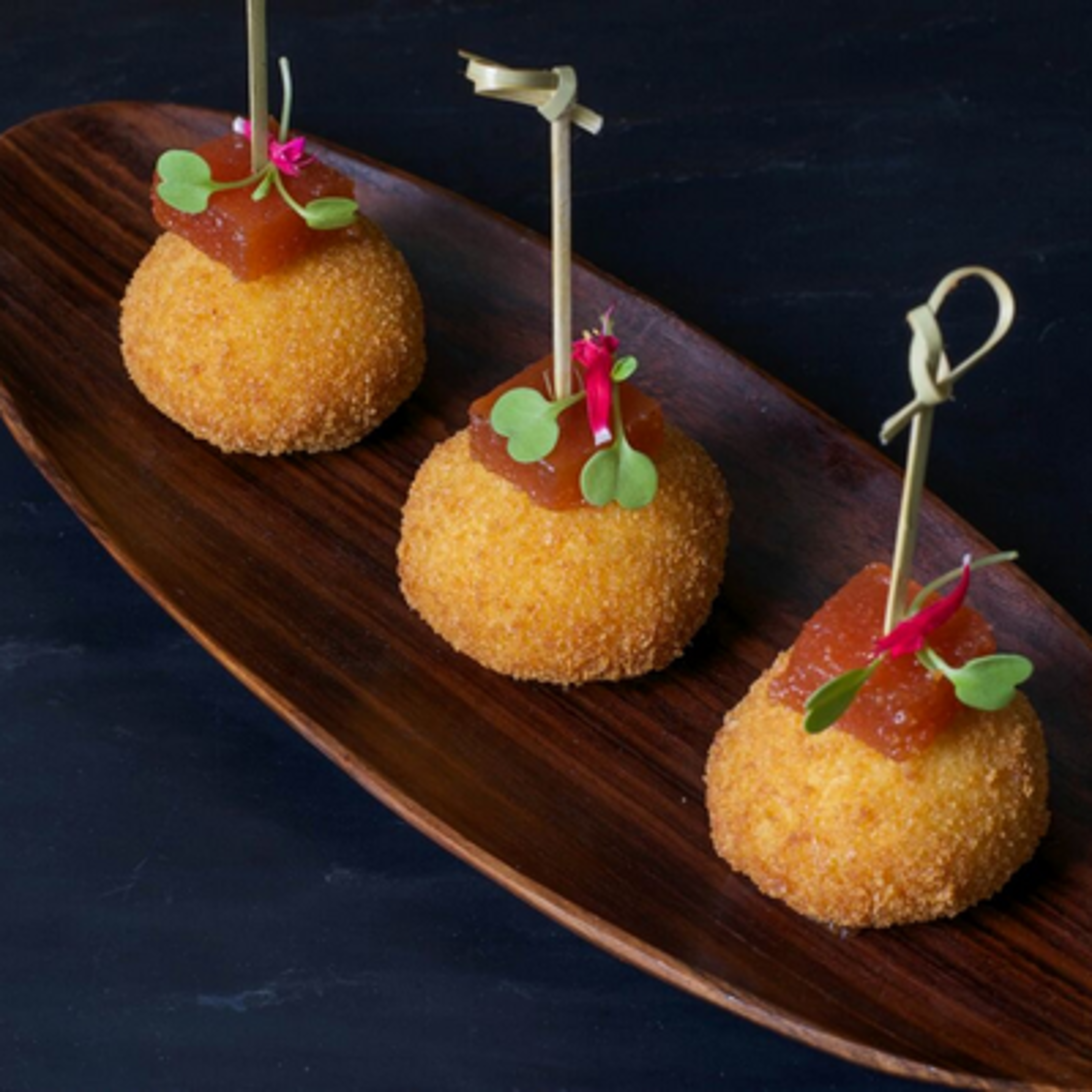 Goat Cheese Croquettes (12 Units) - Order with 24 hours in advanced.