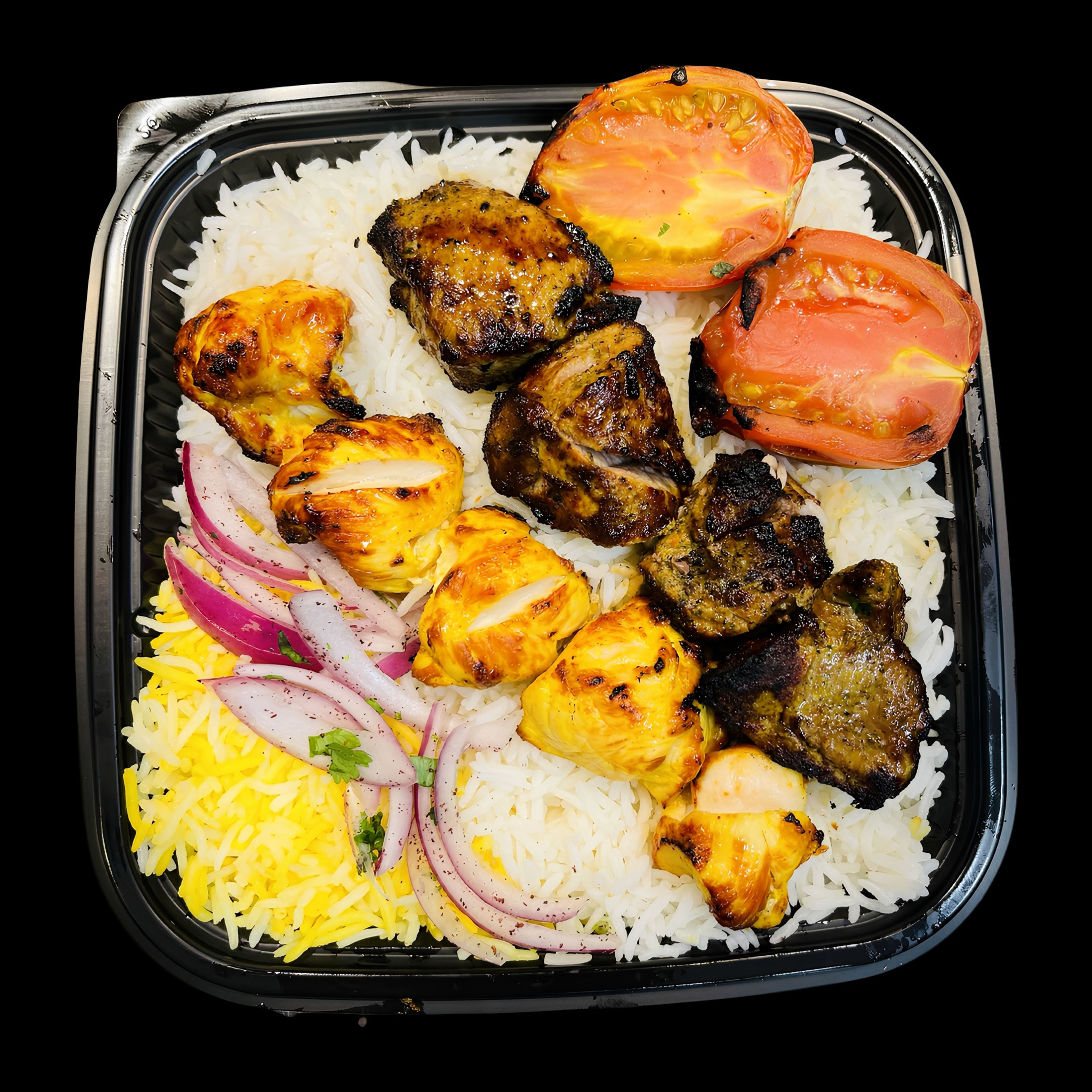 COMBO #4 1 CHICKEN / BEEF KABOB