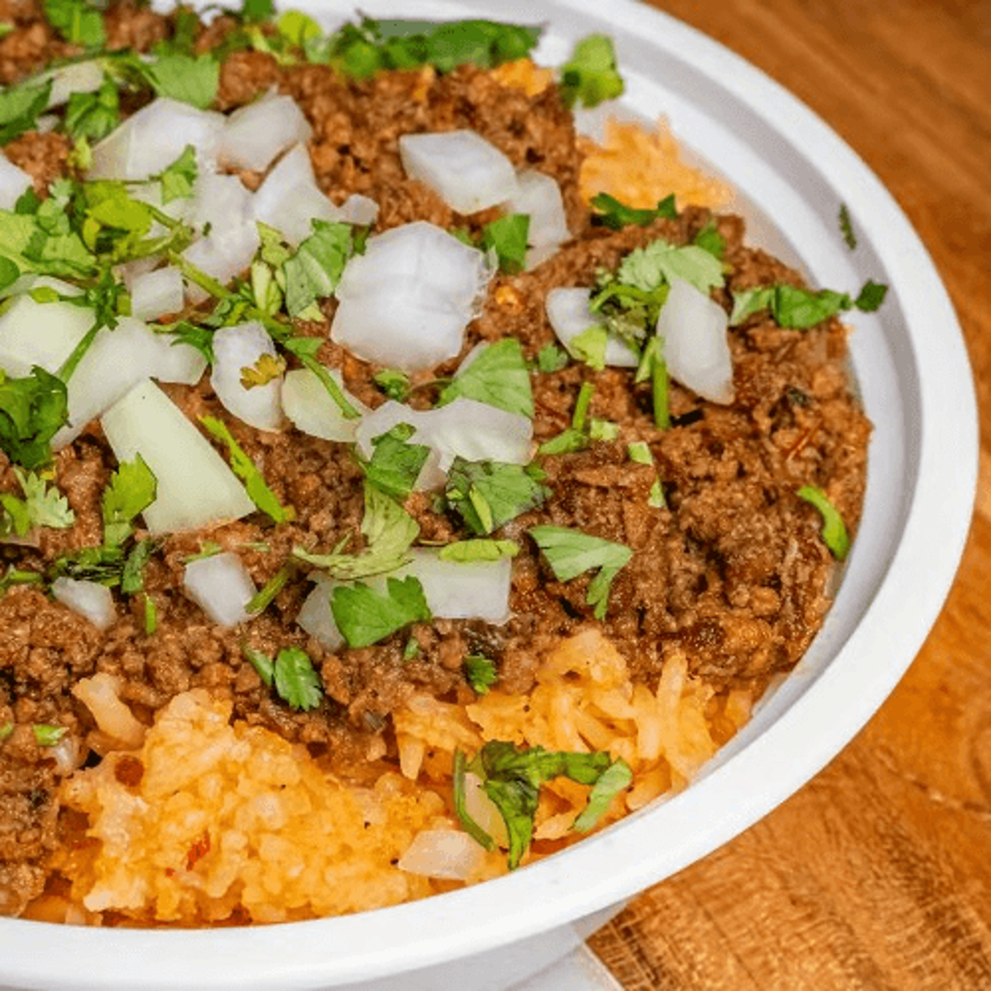Chipotle Keema Rice Bowl.