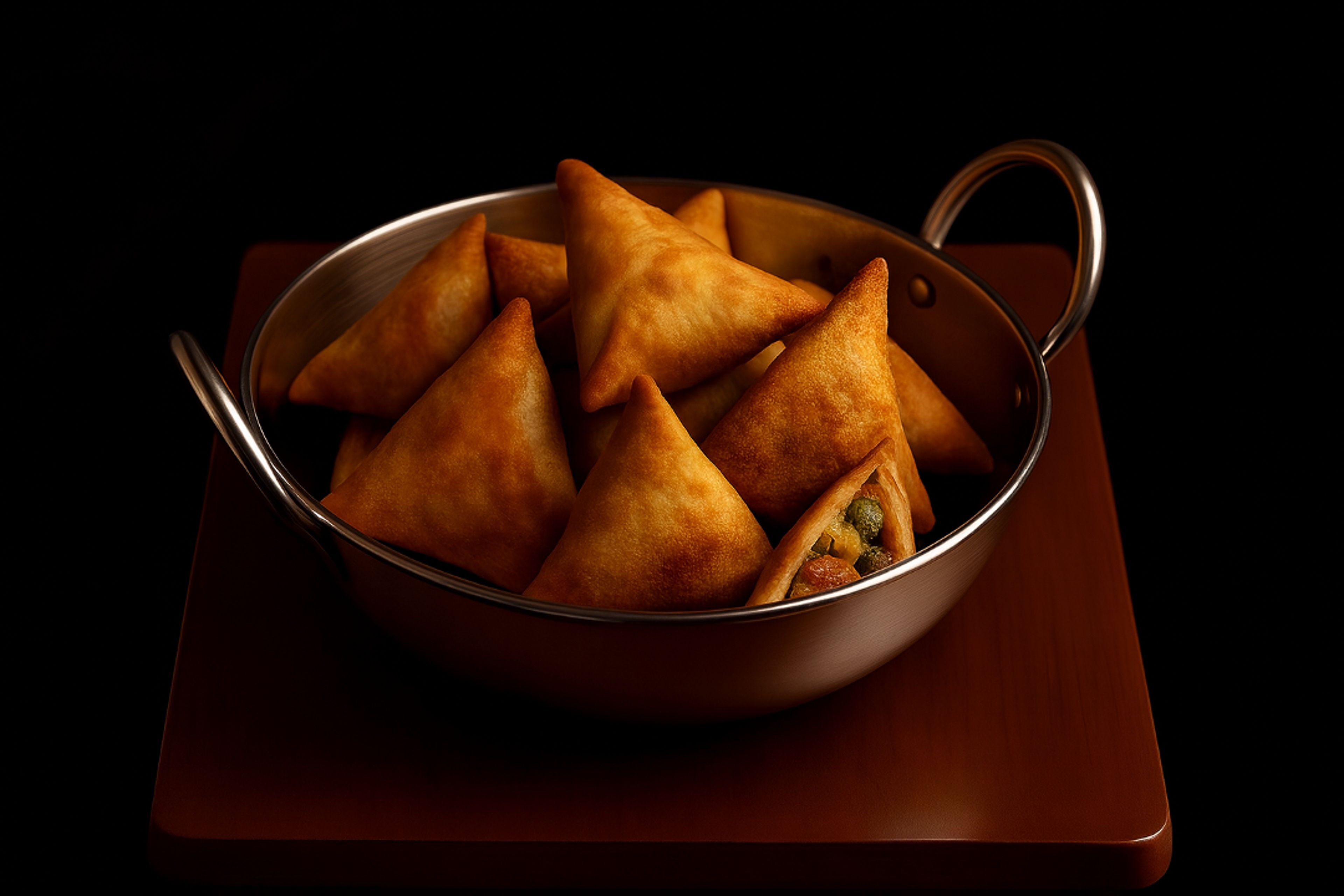 Veggie Samosas (سمبوسه سبزیجات).