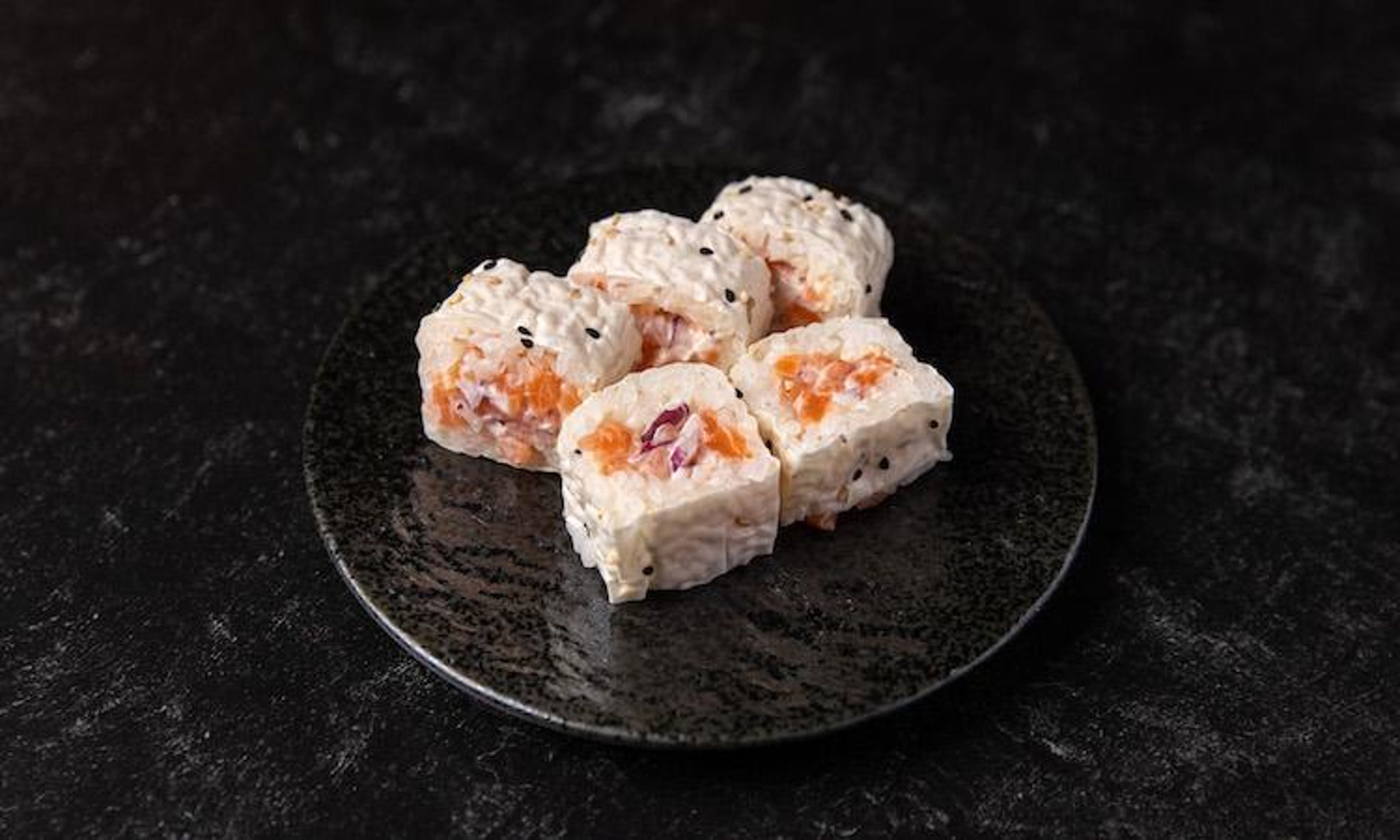Creamy Salmon Roll.