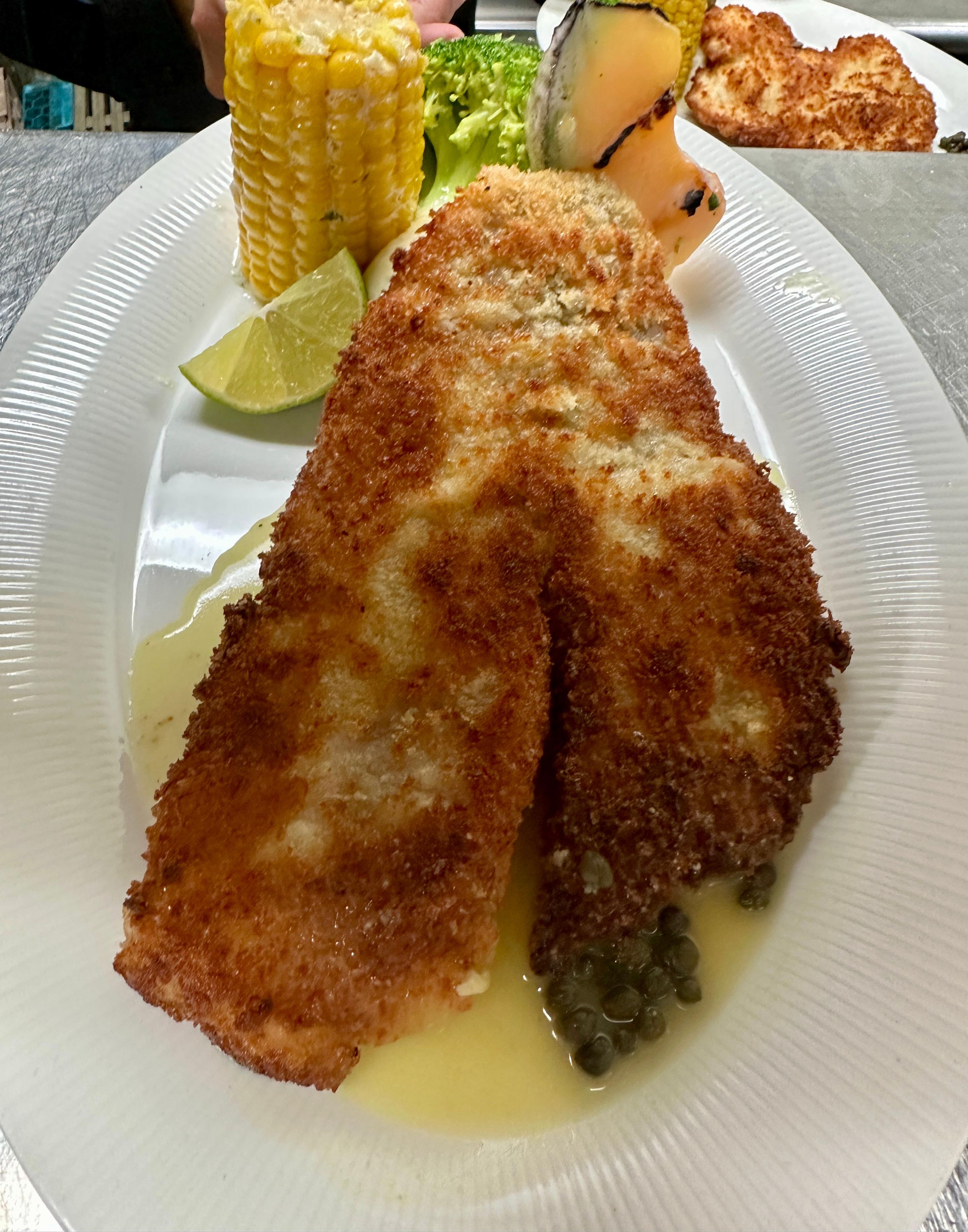 Fish Schnitzel.