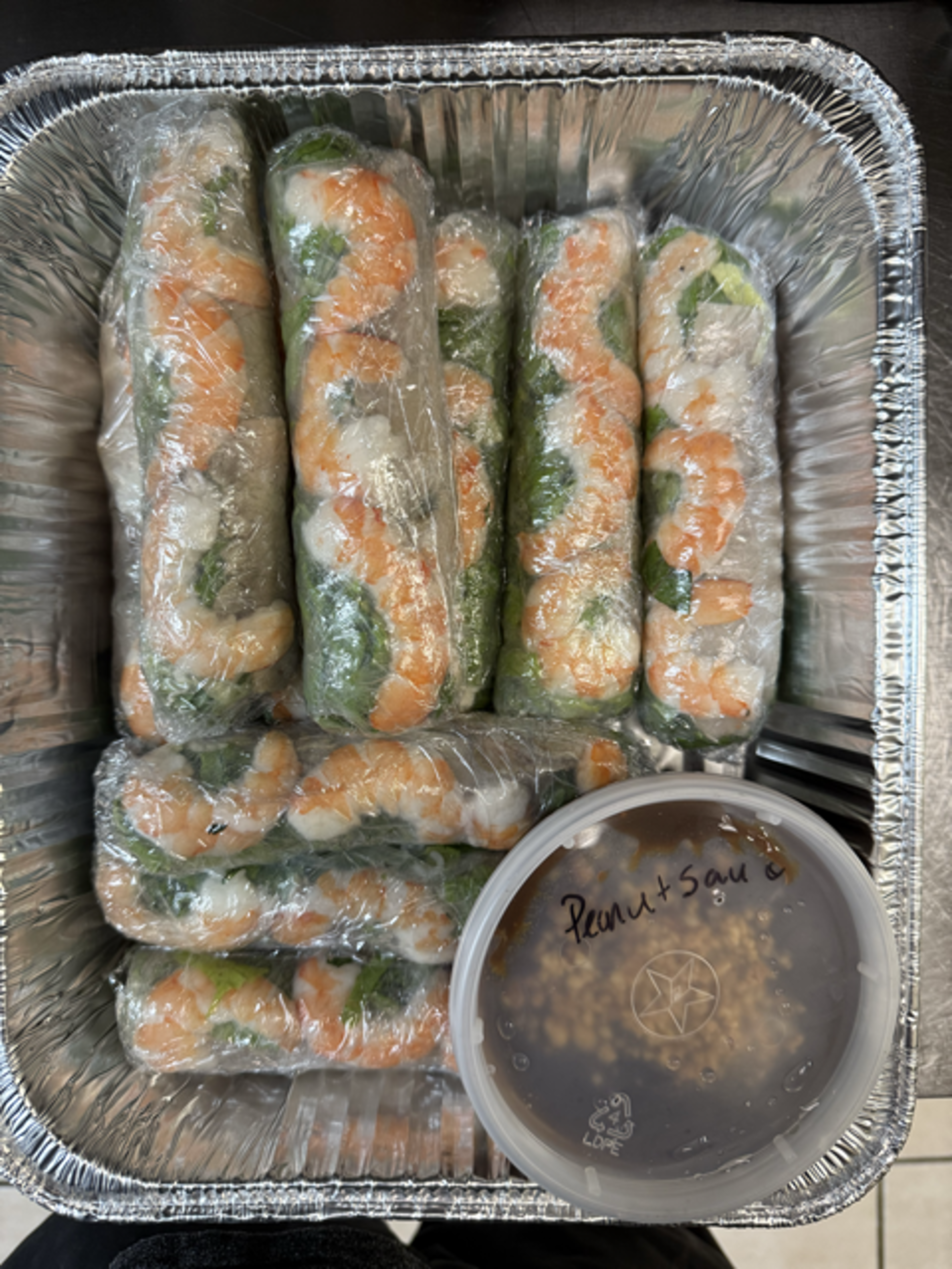 Fresh Spring Rolls.