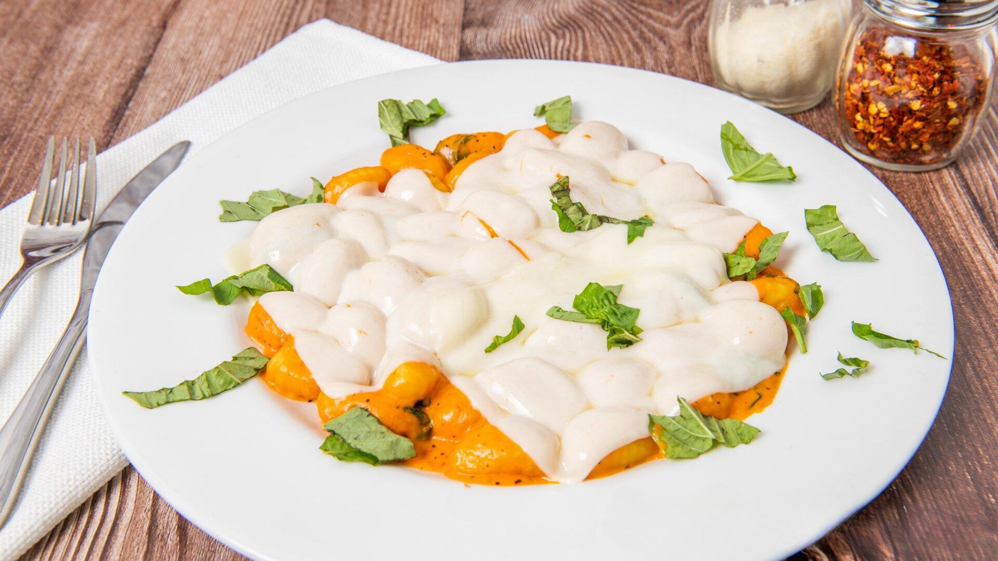 Lunch Gnocchi Capri.