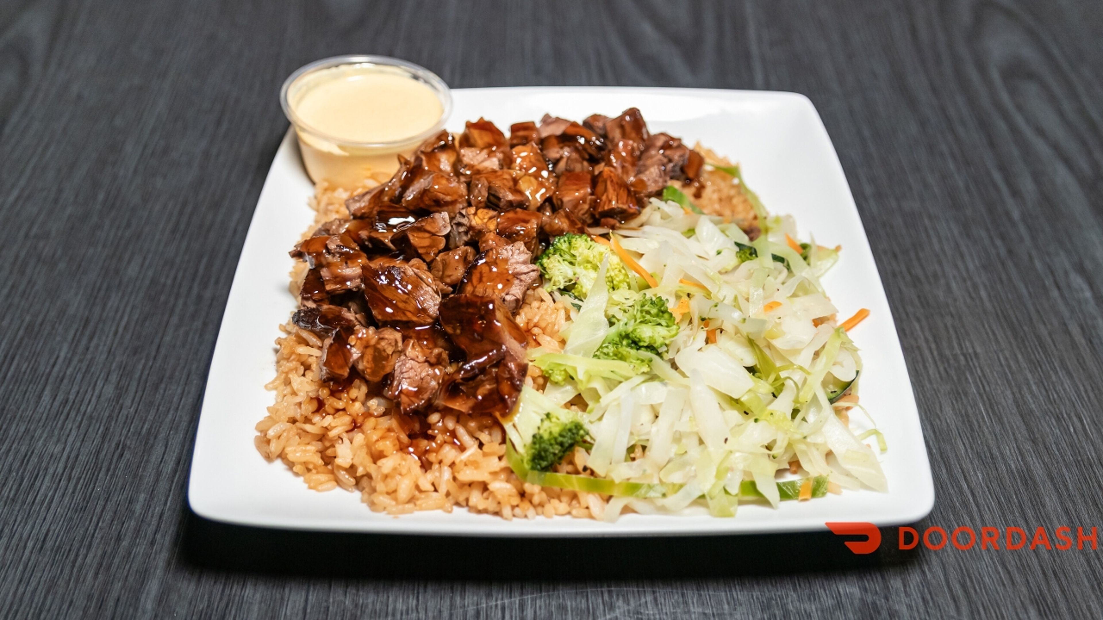 Teriyaki Steak Entrée.