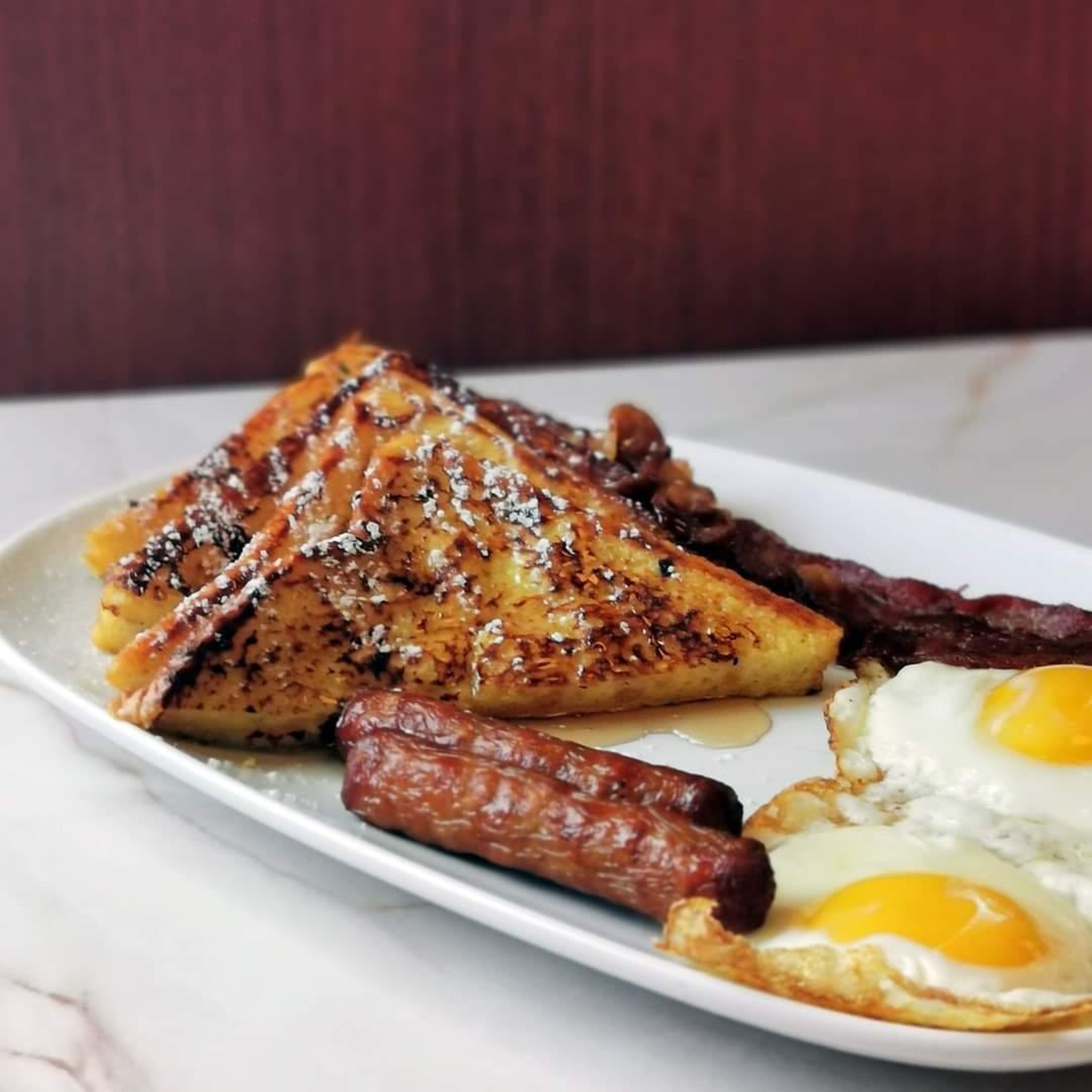 French Toast & Eggs.