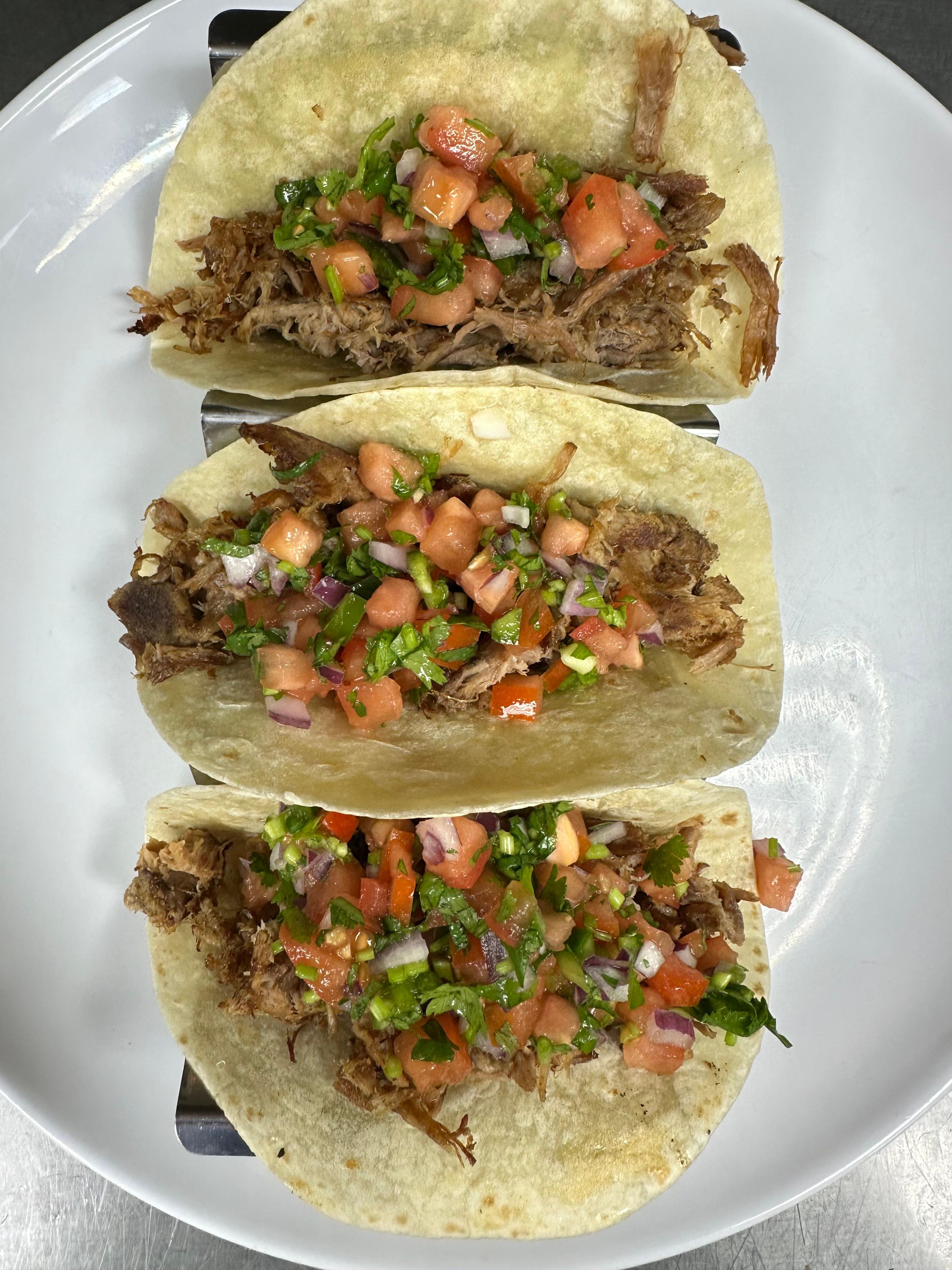 Pork Tacos.