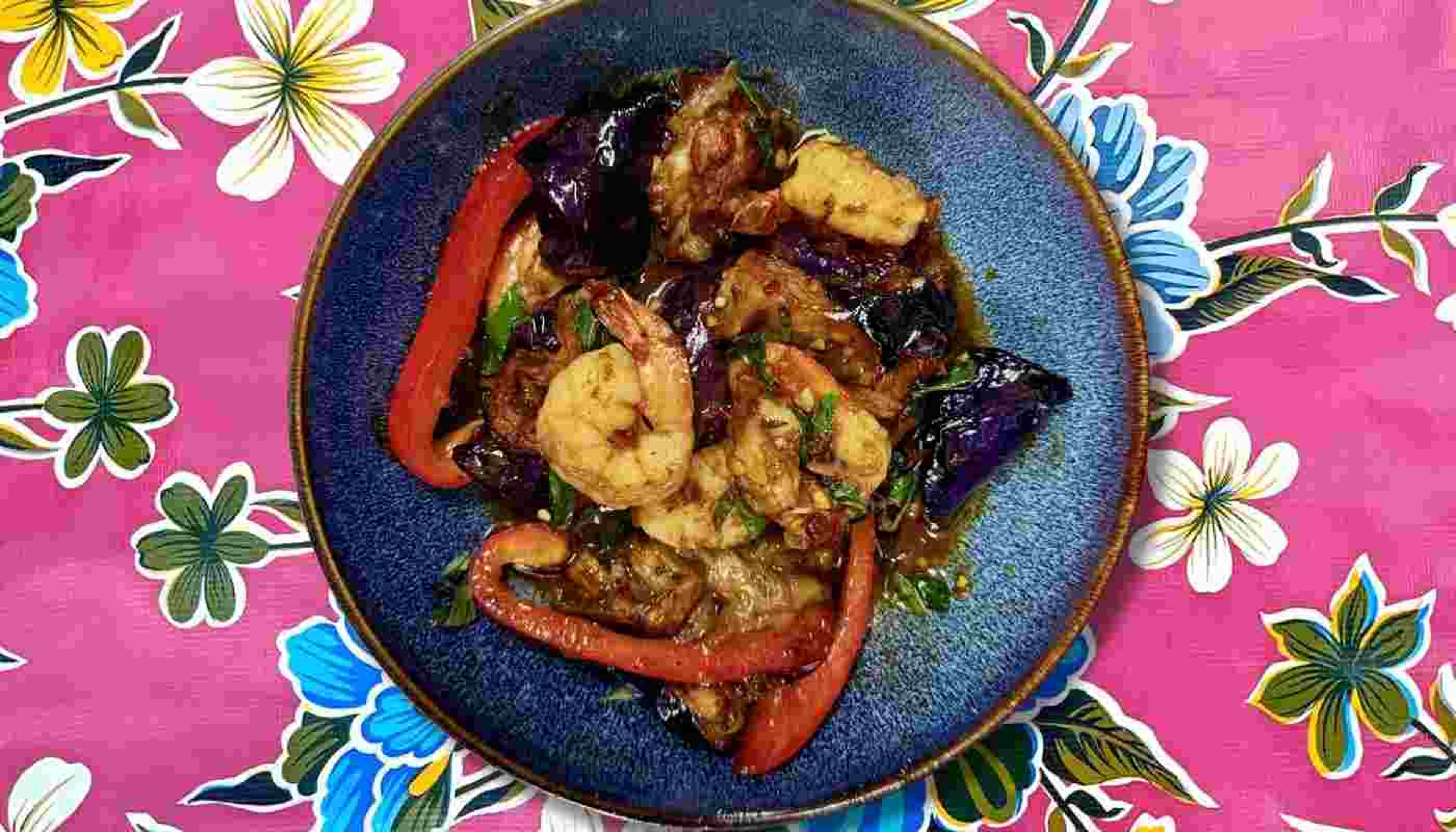 Sweet Basil Eggplant.