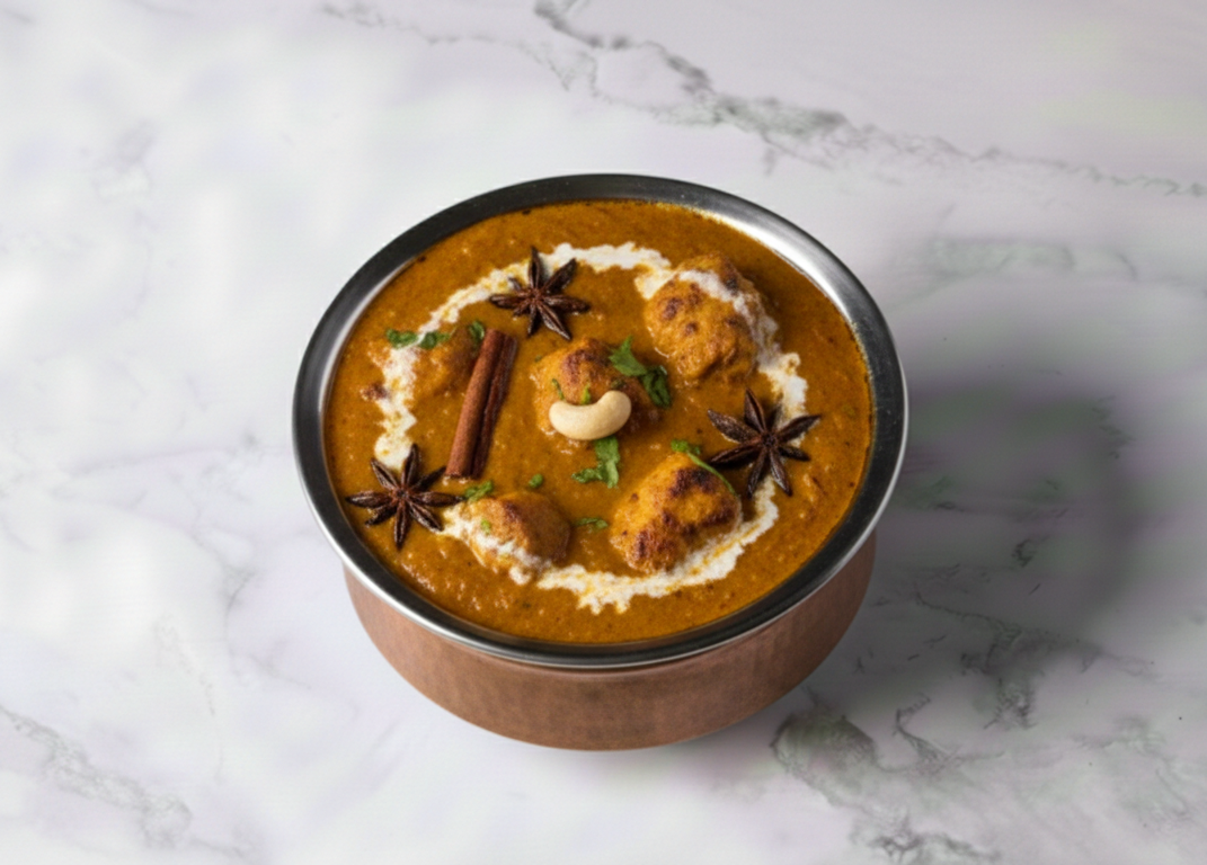 CHICKEN KARAIKUDI CURRY.