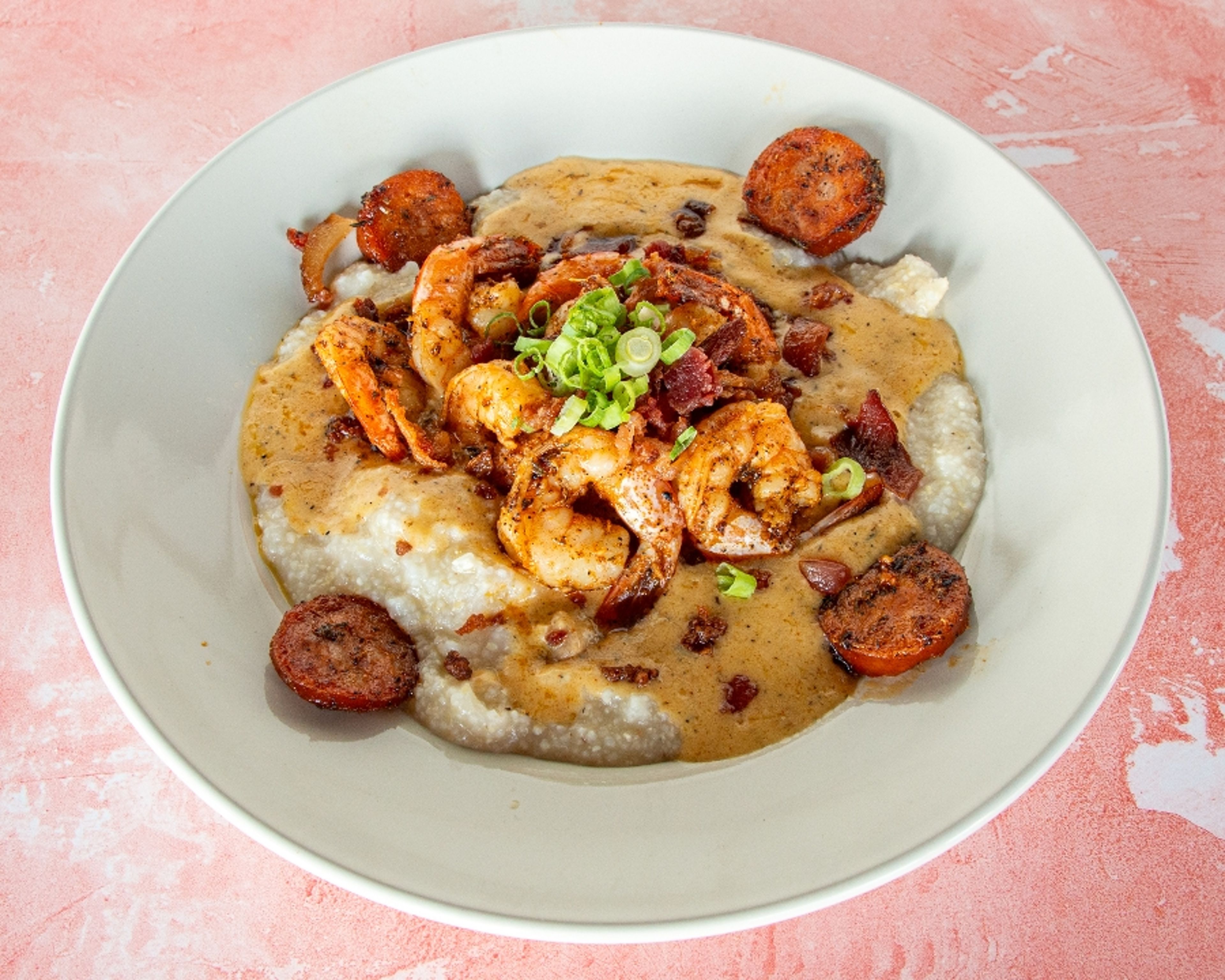 L Shrimp & Grits.