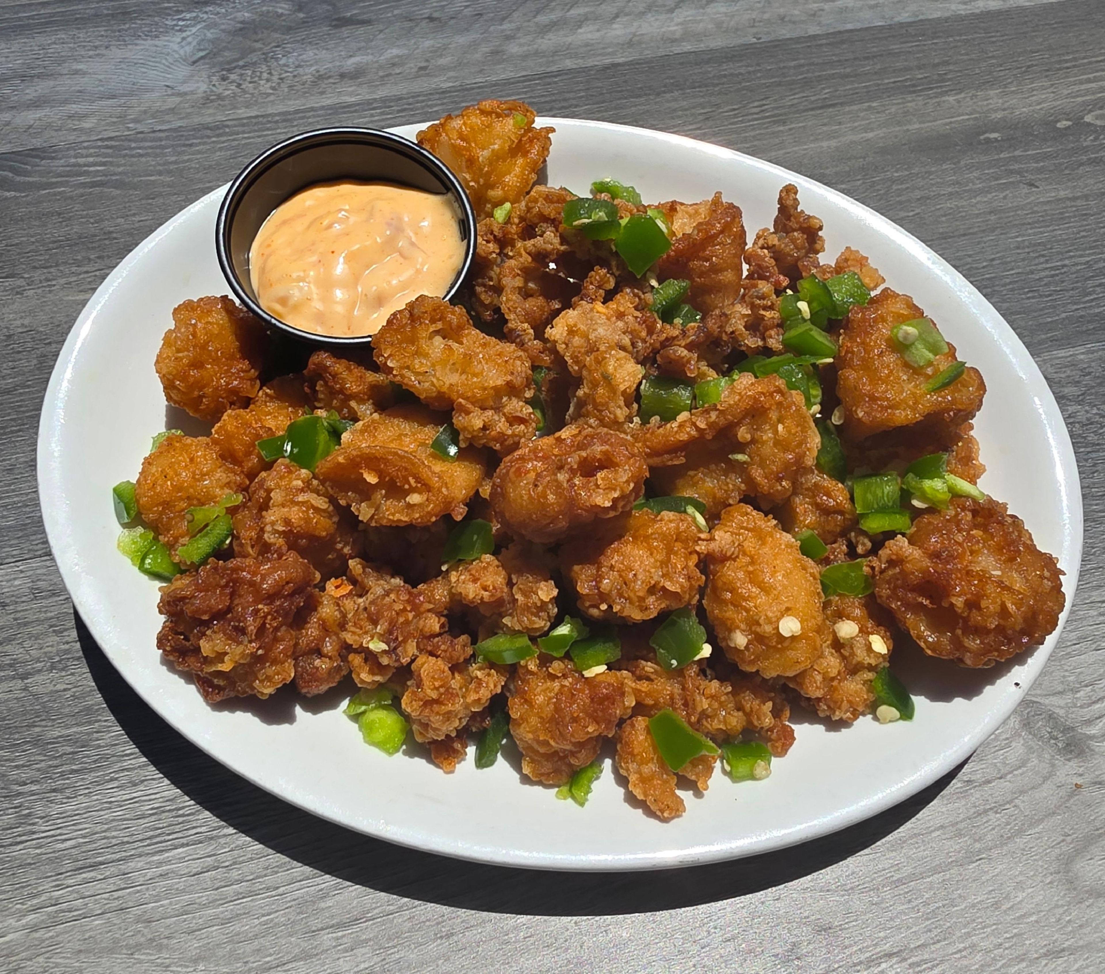 Fire Dusted Calamari.