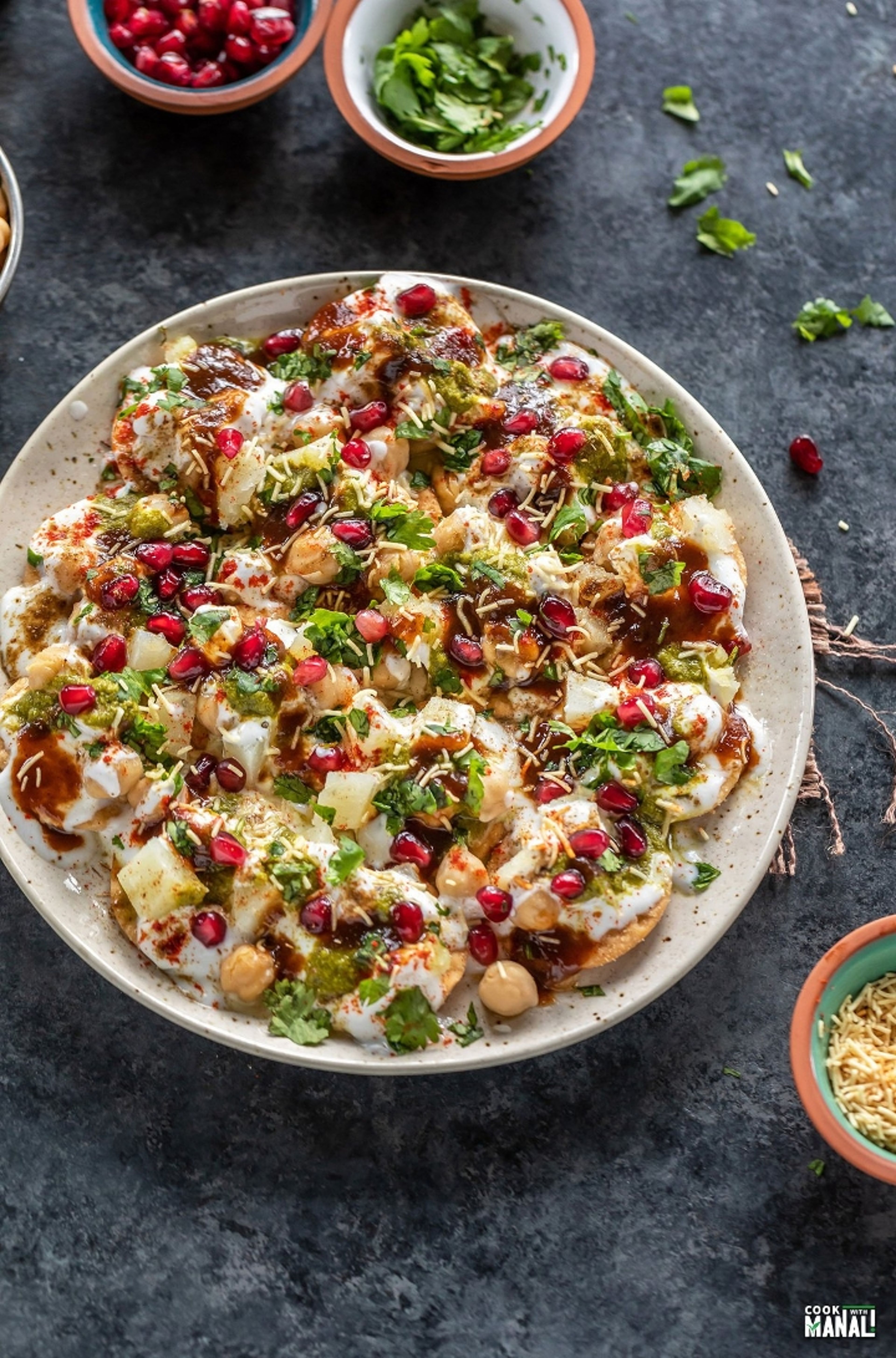 Aloo Papdi Chaat.
