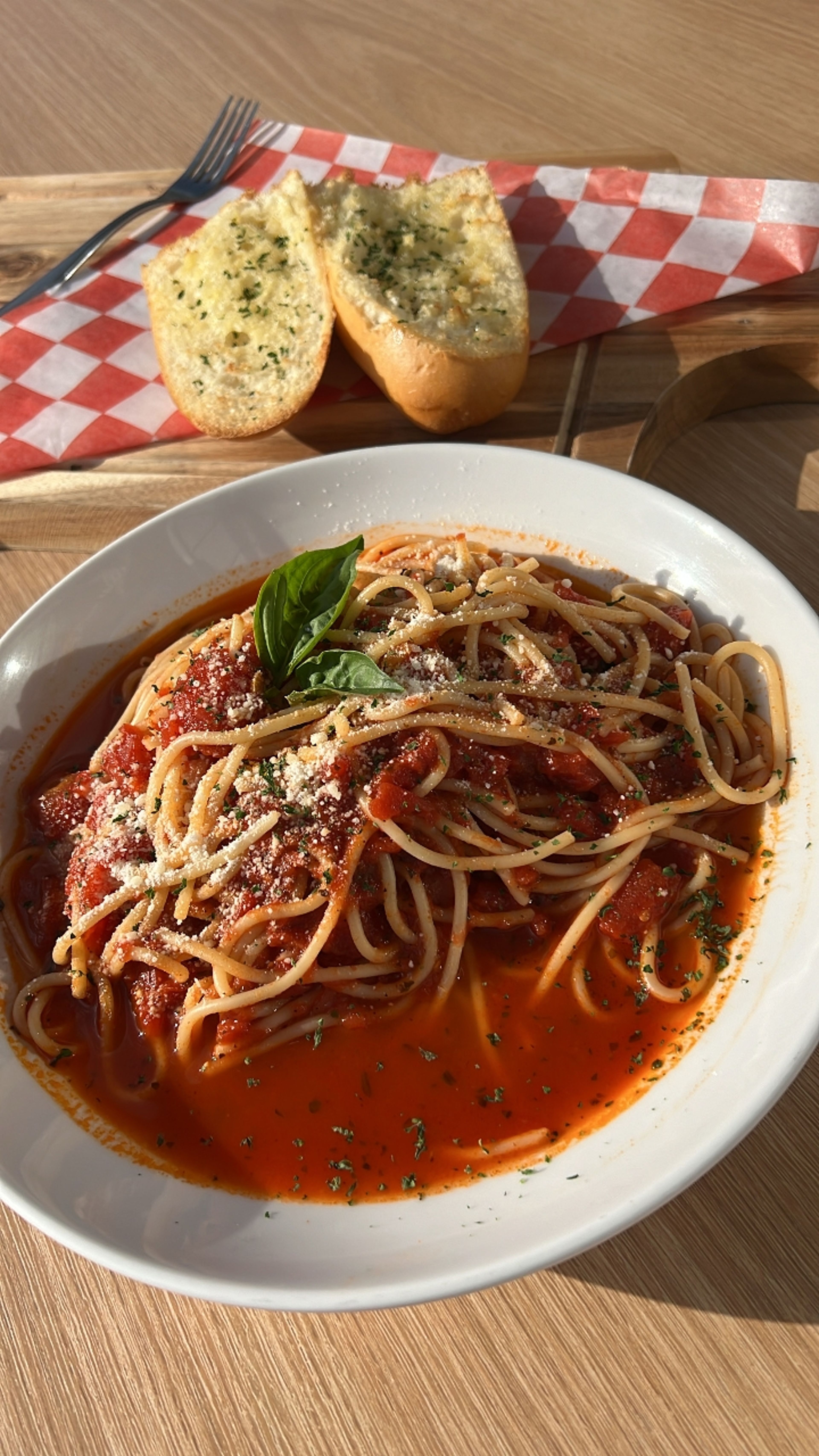 SPAGHETTI MARINARA LARGE.