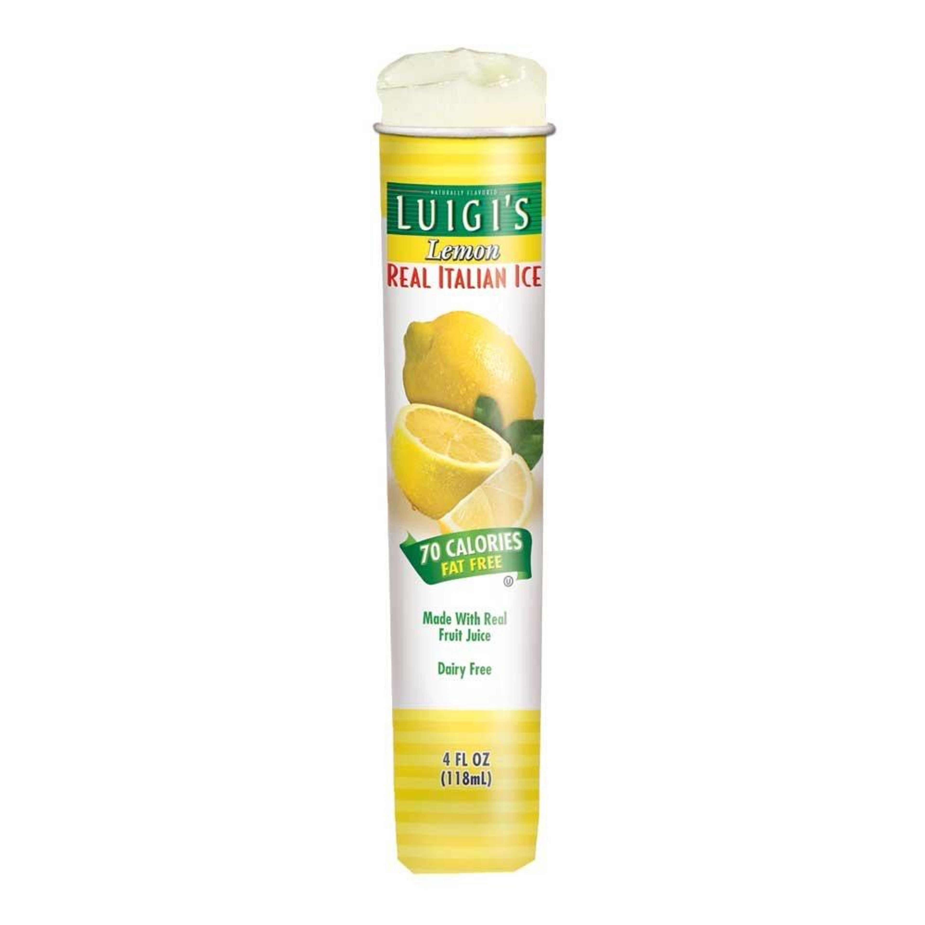 LUIGI'S ITALIAN ICE POP LEMON.