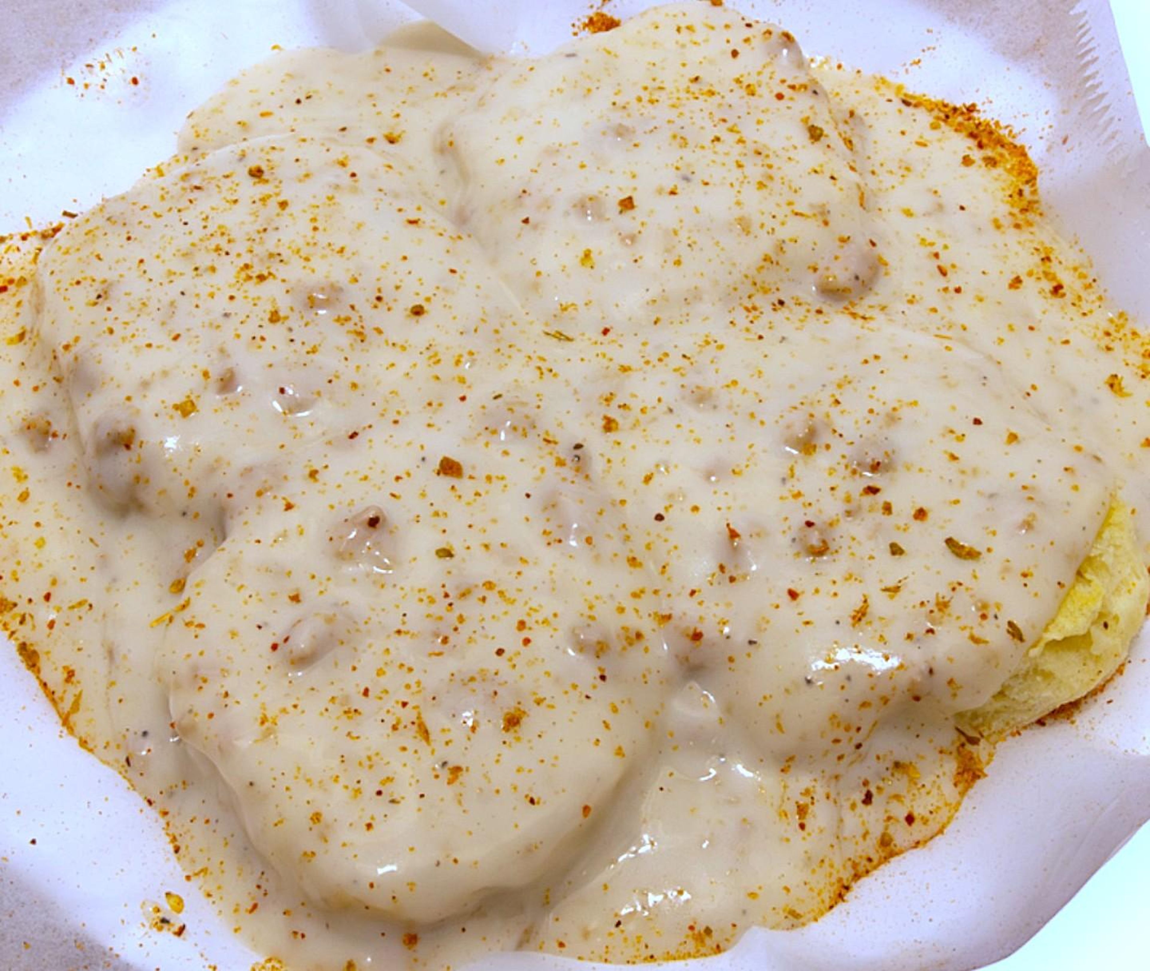 Nozzleman Biscuit and Gravy.