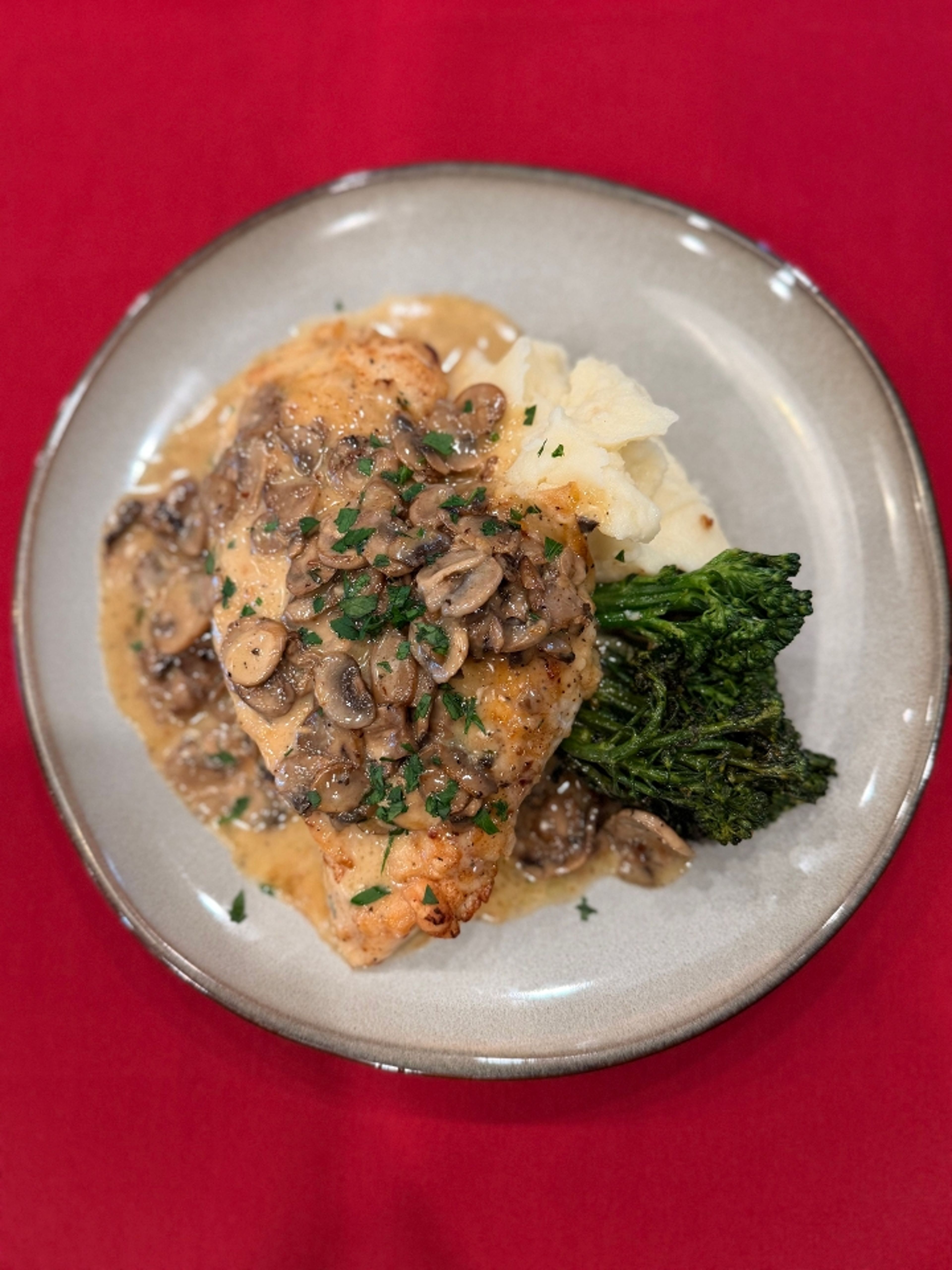 Chicken Marsala.