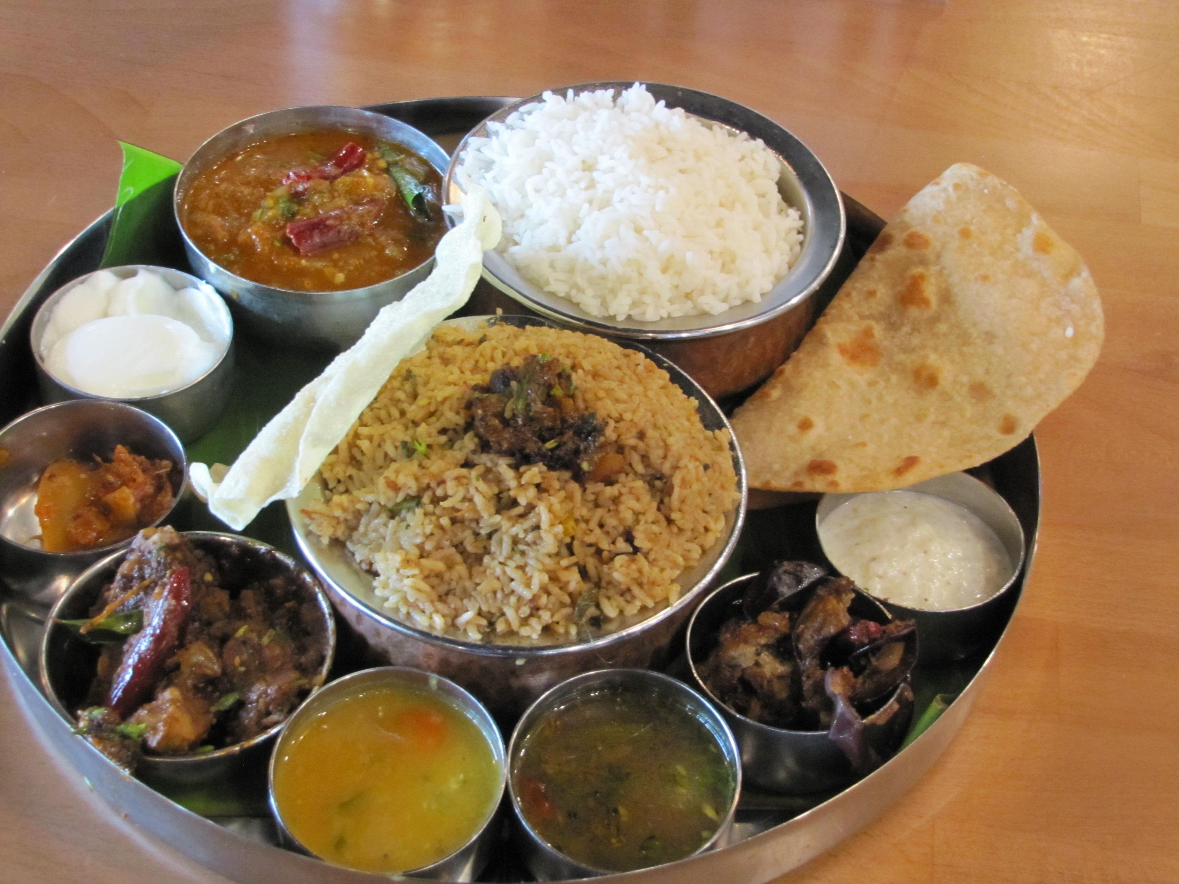 Mutton Biriyani Meals.