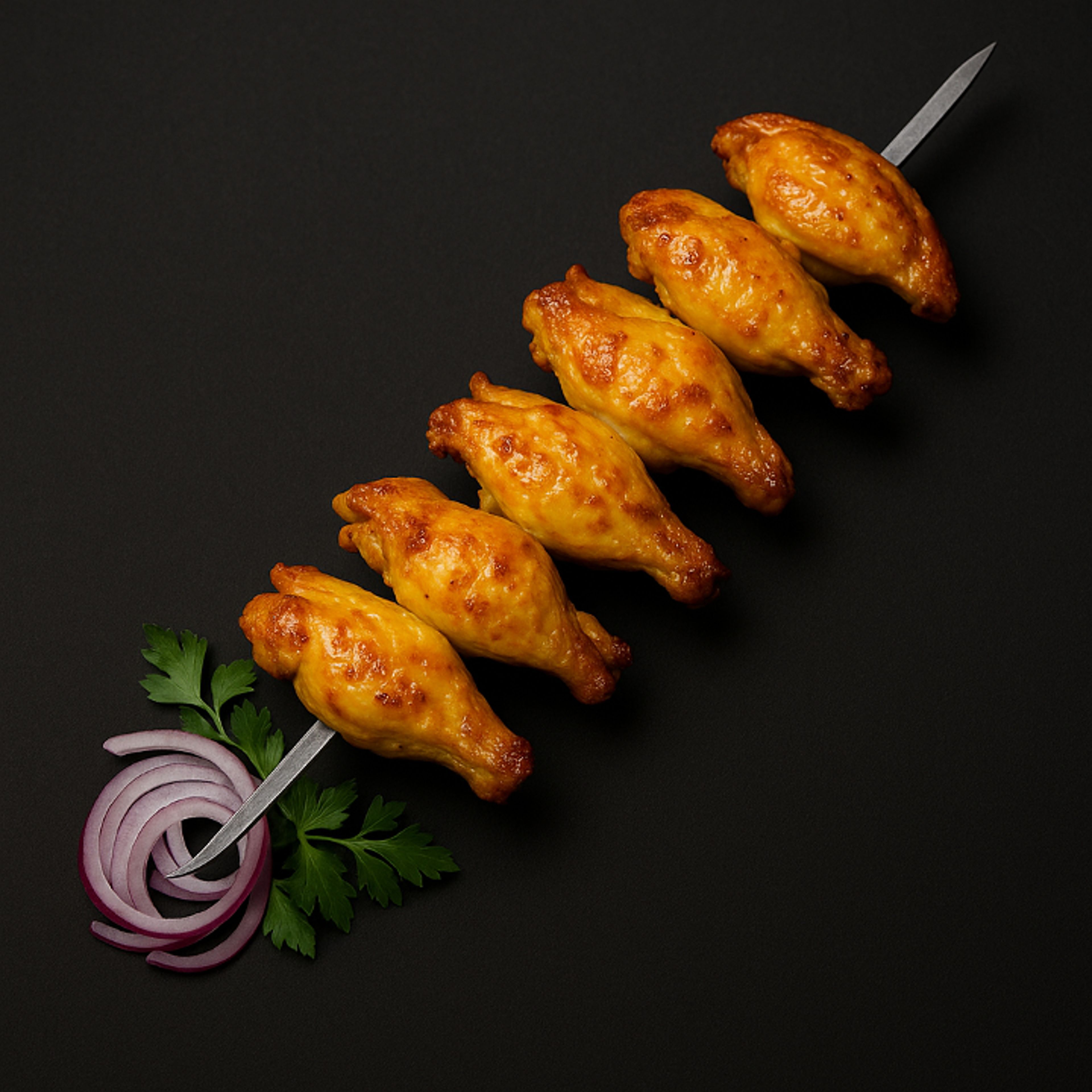 +Add Saffron Wings Kabob (کباب بال زعفرانی).