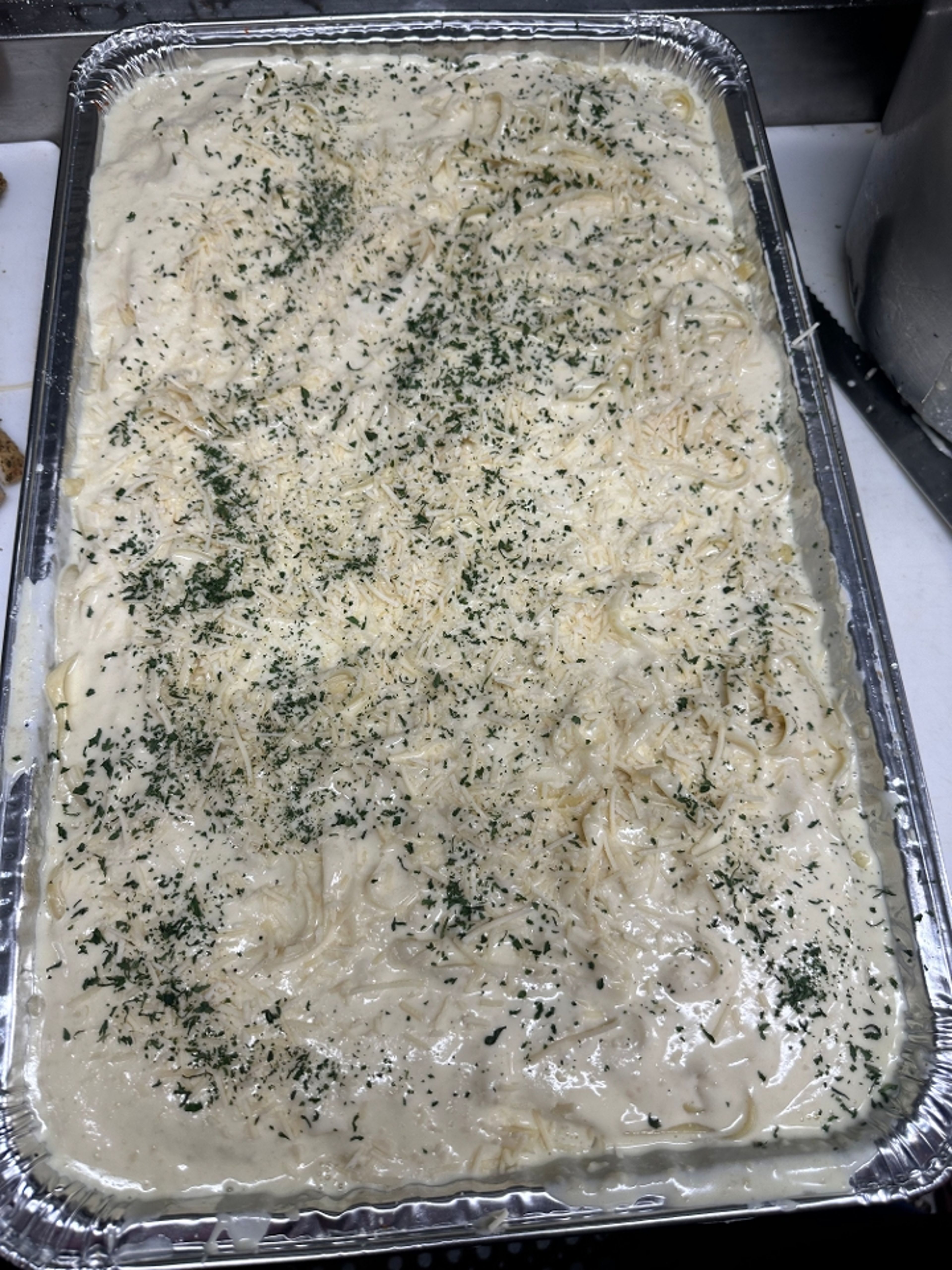 Fettuccine Alfredo.