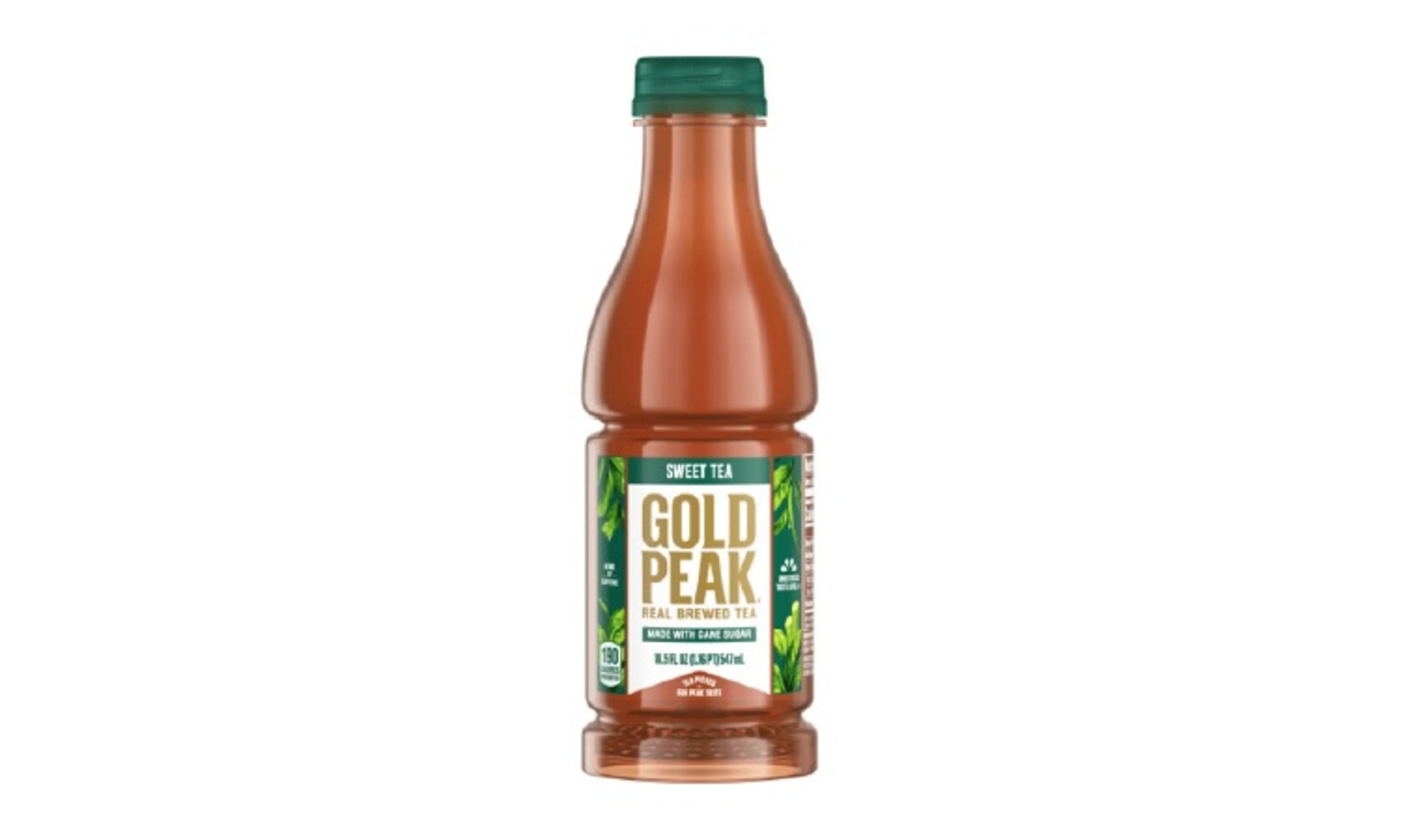 Gold Peak Sweetened Black Tea, 18.5oz Bottle.