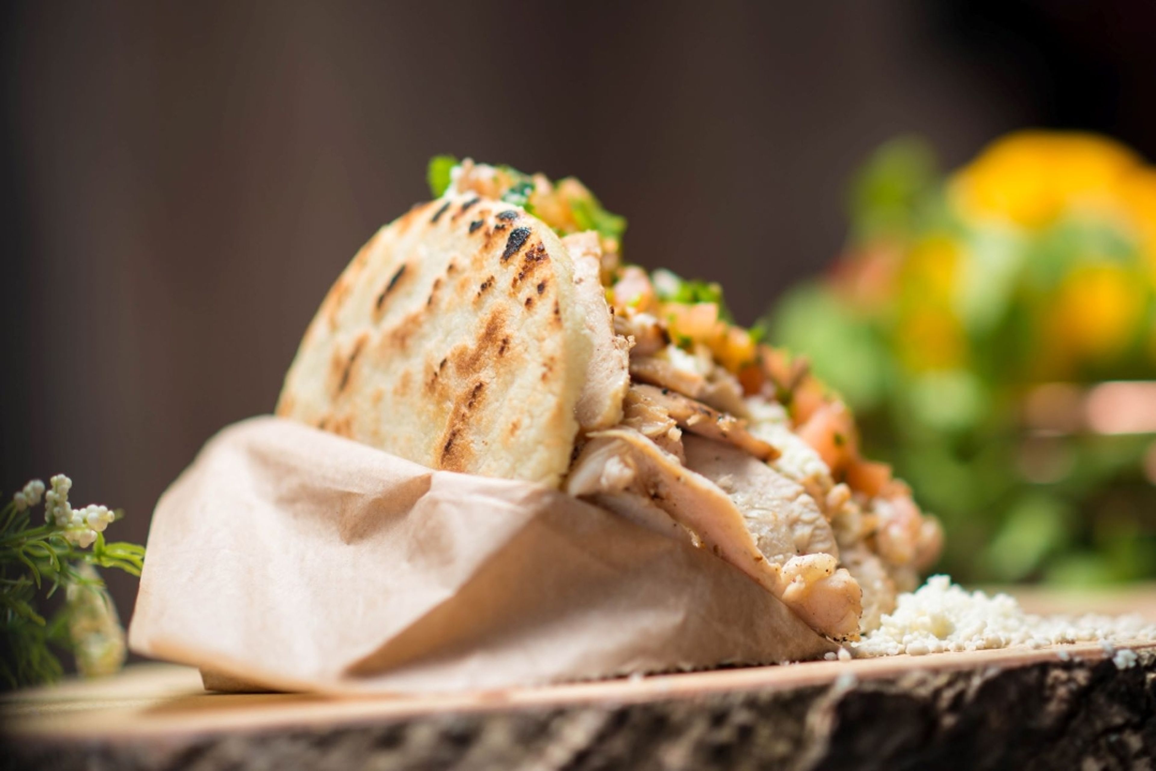 Arepa Pollo al Grill Junior.