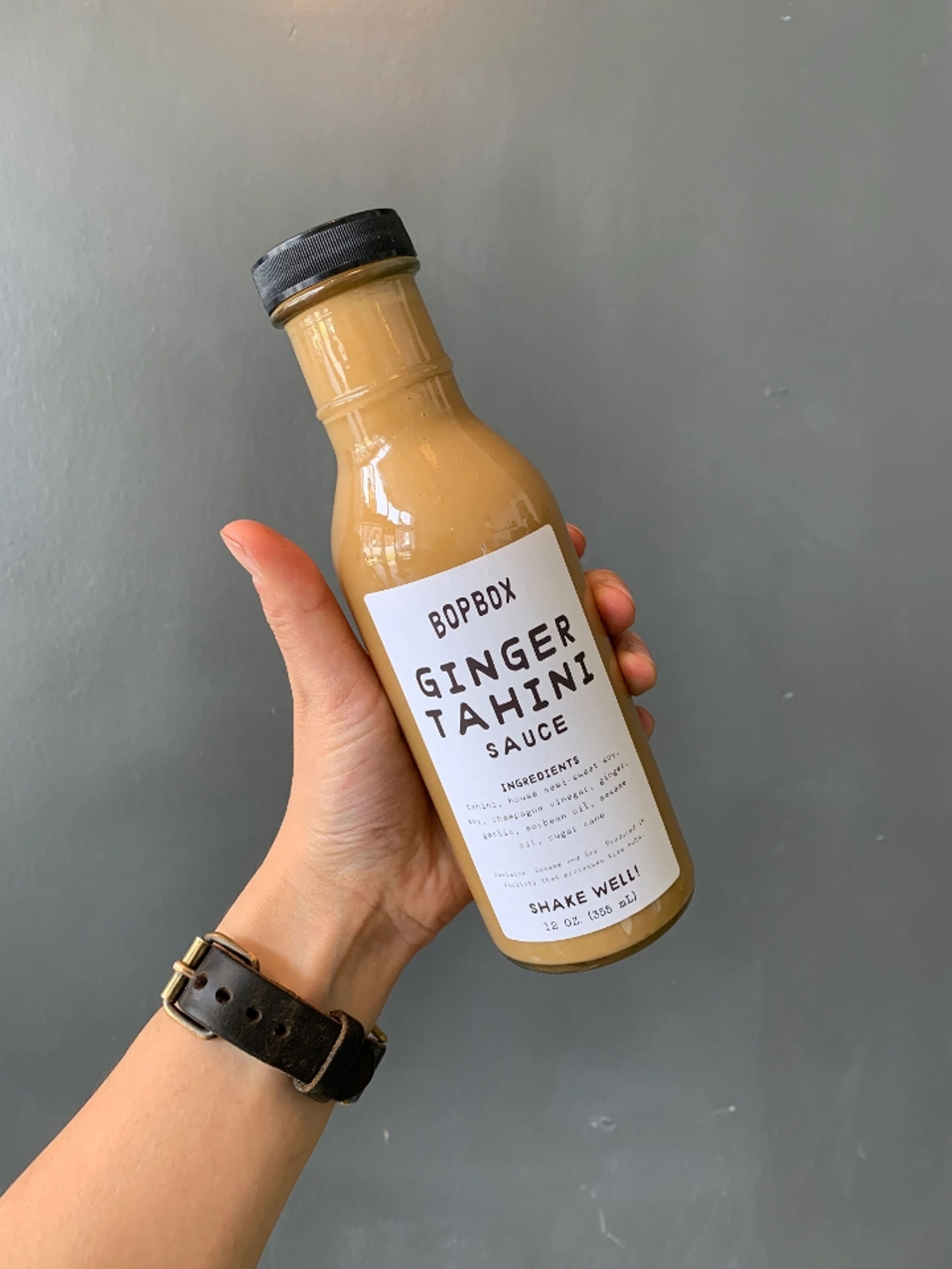 Miso Garlic Tahini Bottle (12oz).