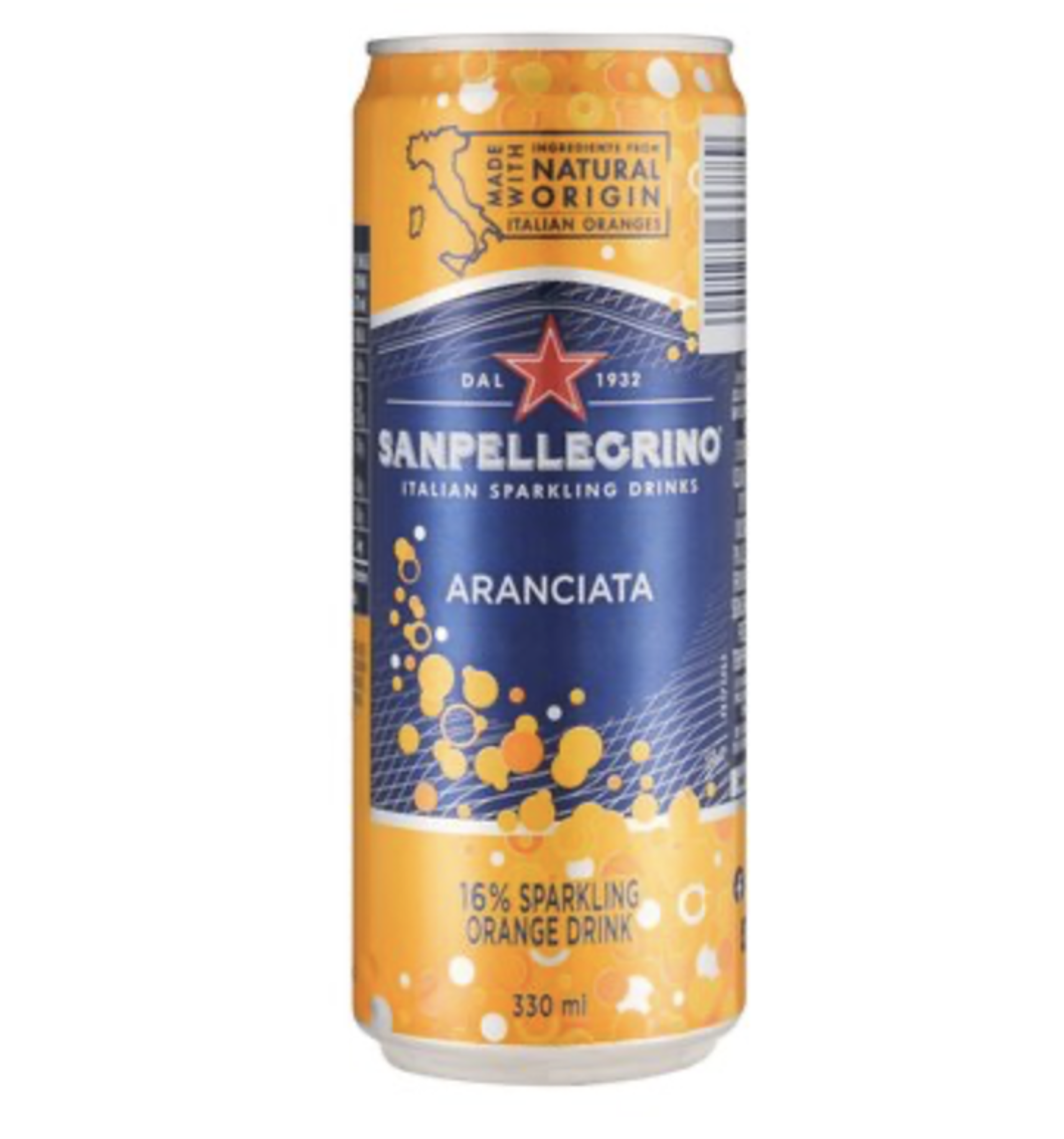 SAN PELLEGRINO (Aranciata) ORANGE.