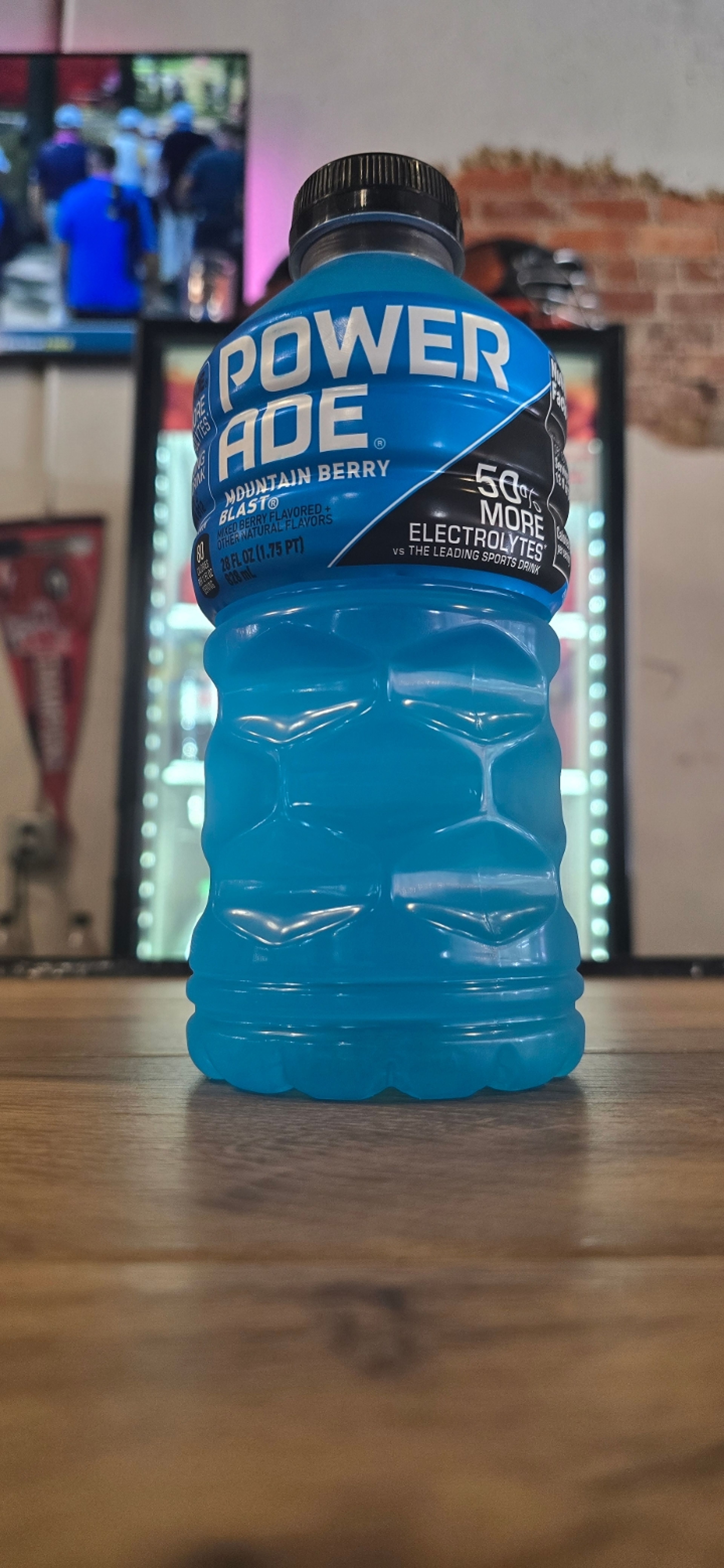 Blue Powerade.
