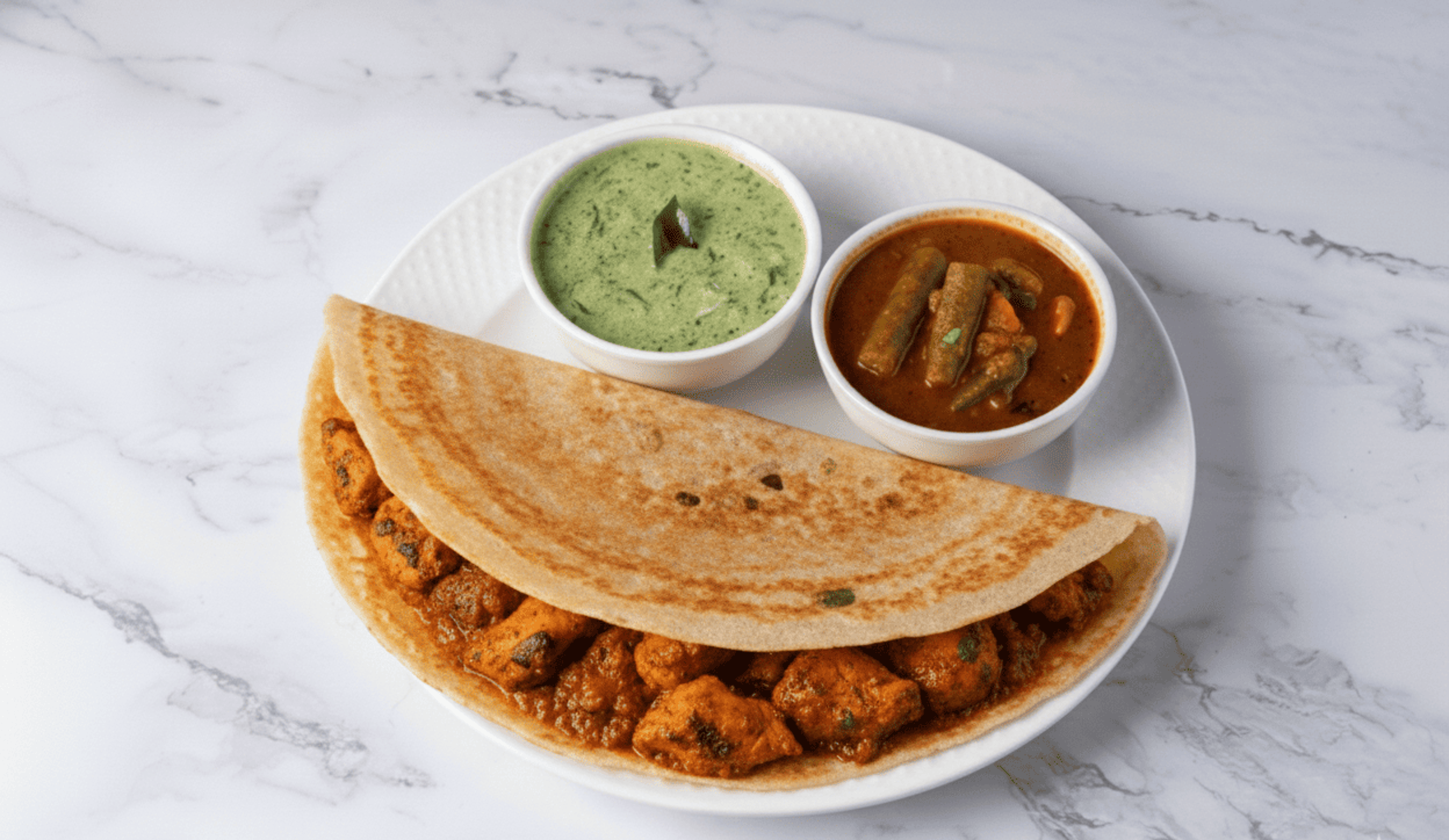 CHICKEN TIKKA DOSA.