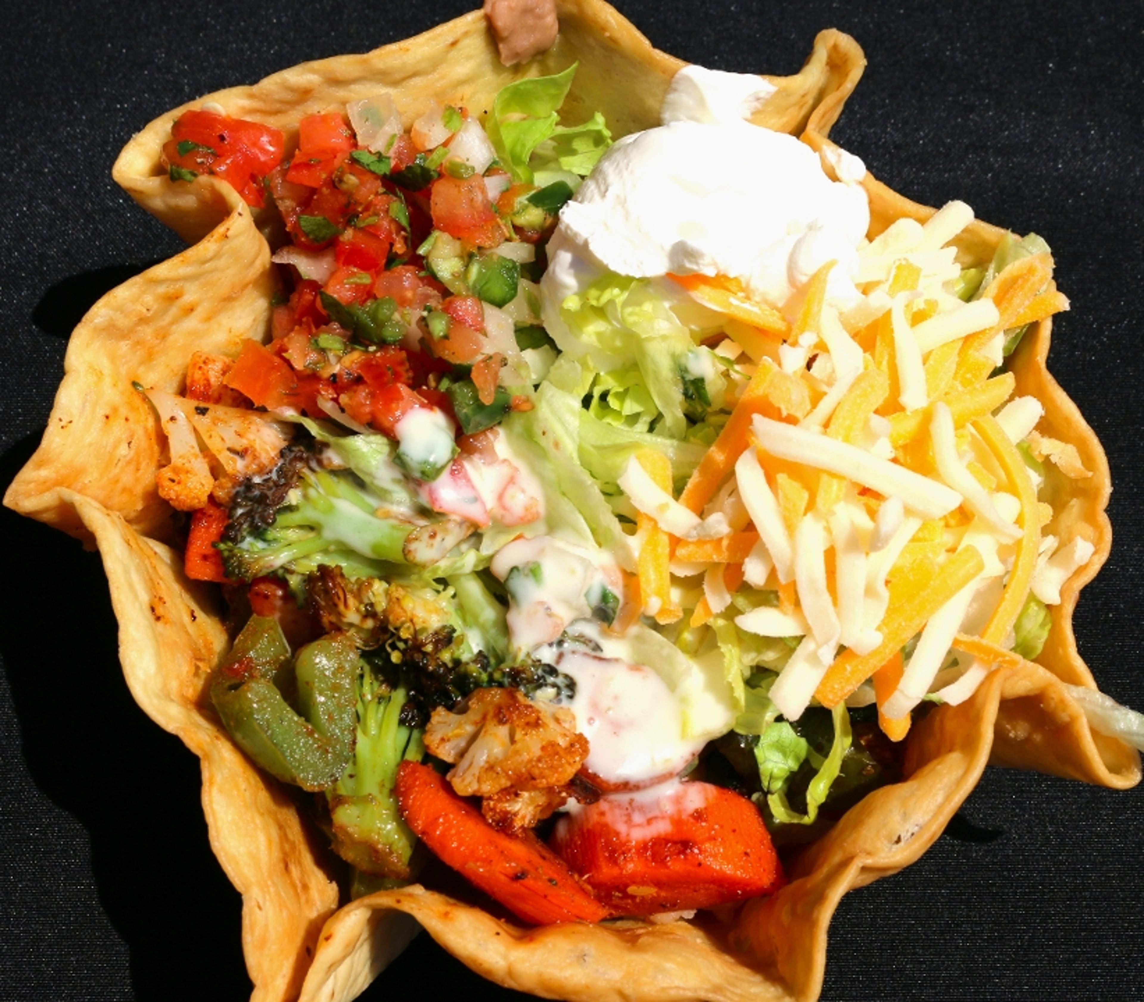 Veggie Taco Salad.