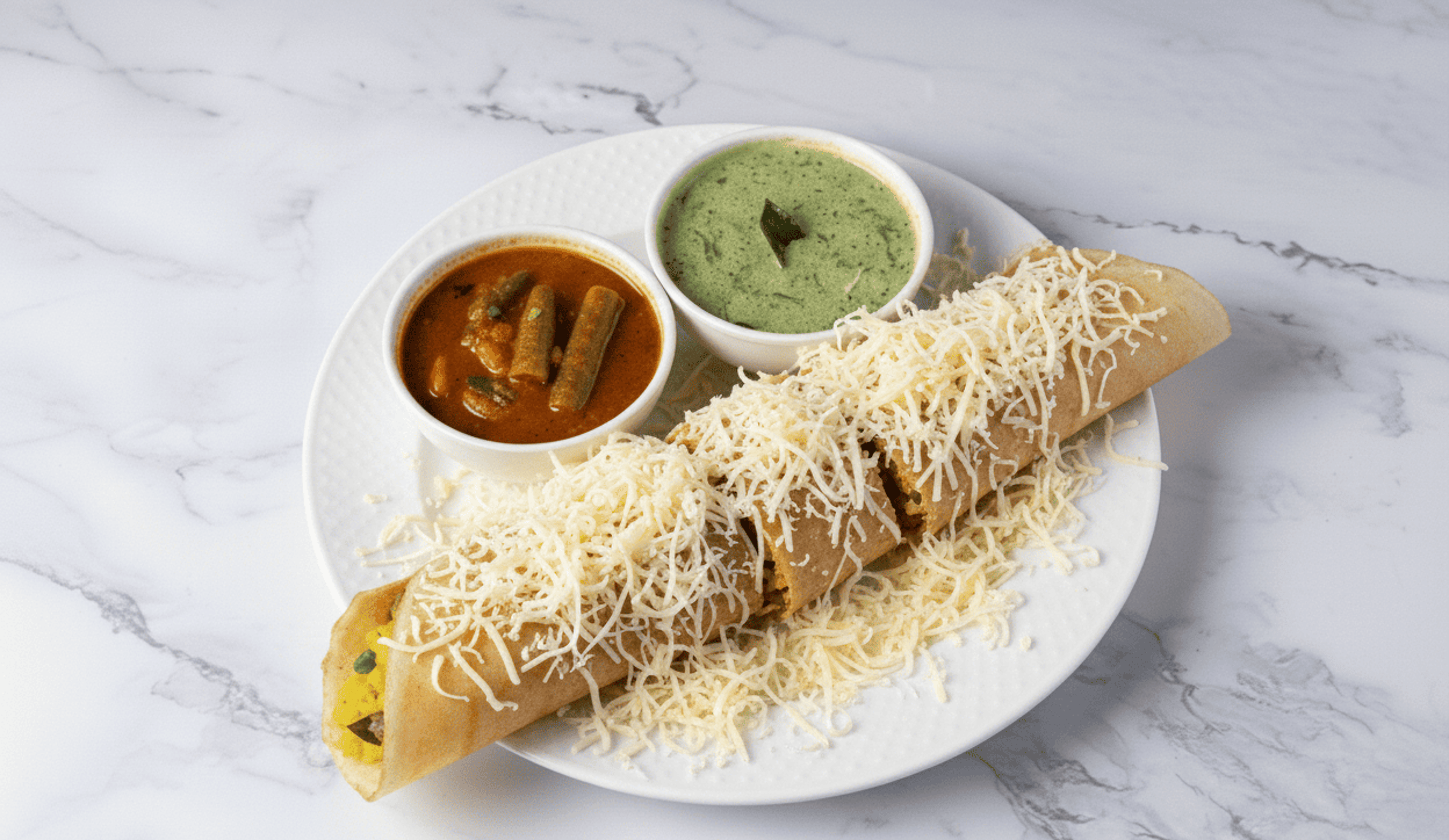 CHEESE MASALA DOSA.
