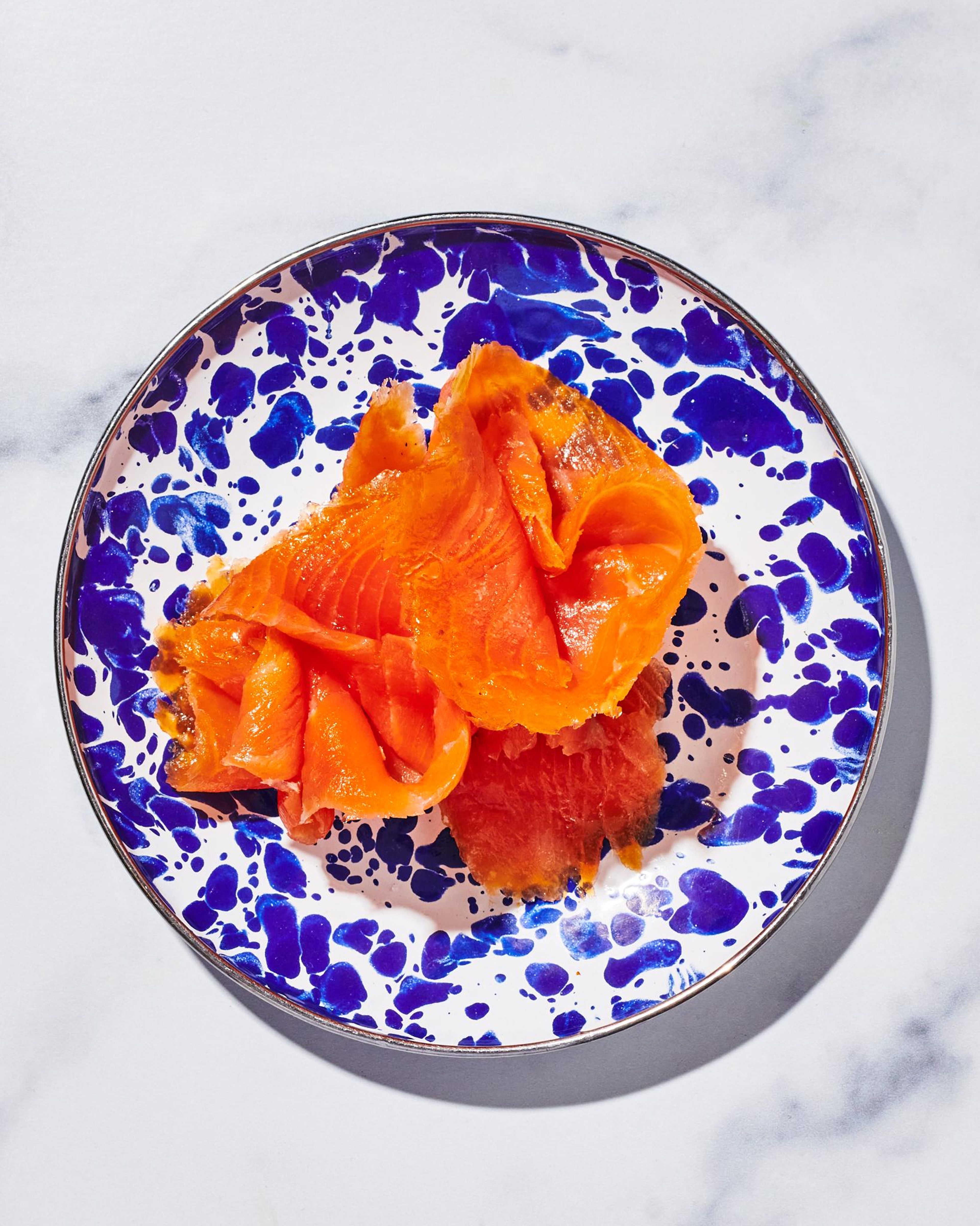 Full Portion of Smoked Salmon.