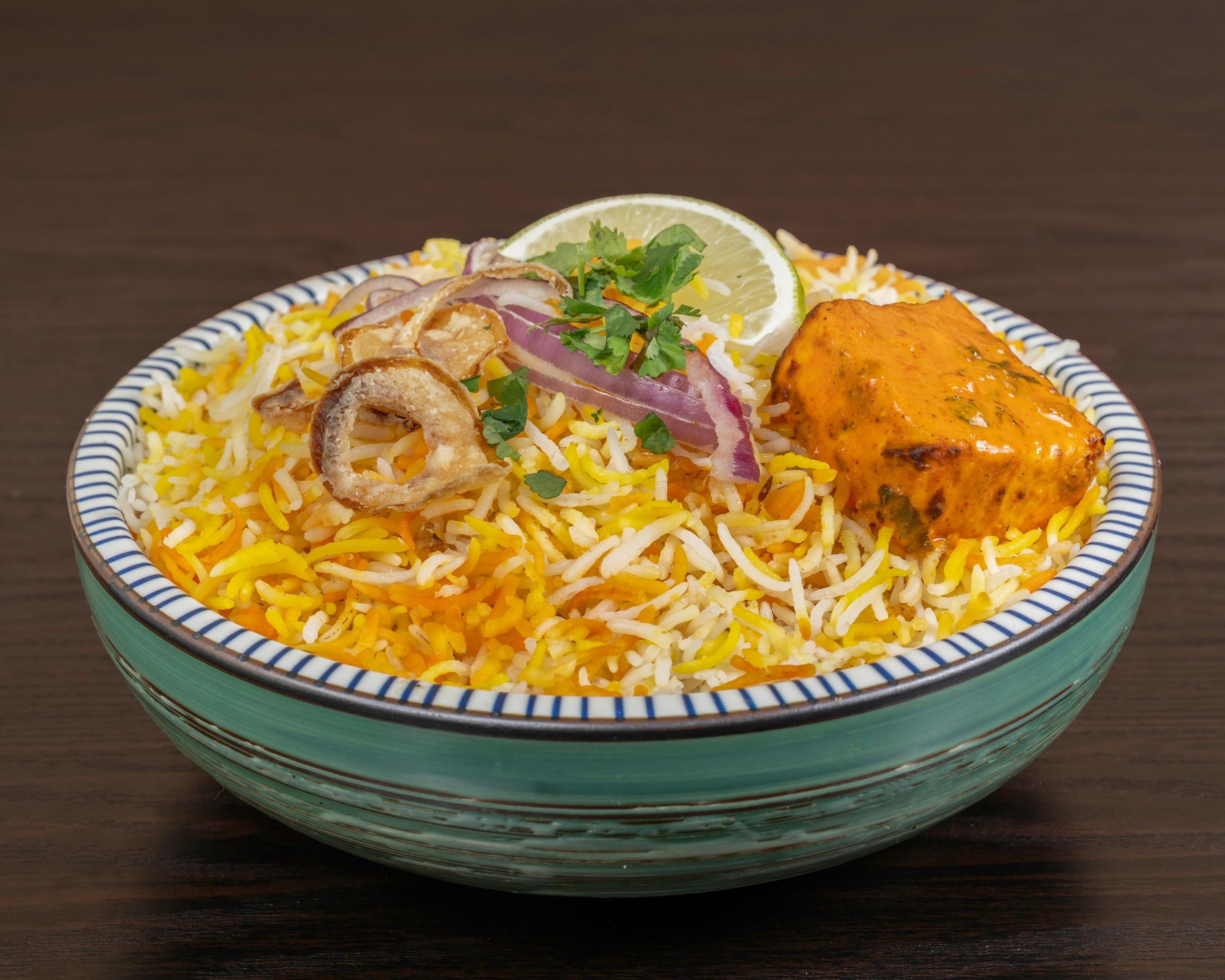 Paneer Dum Biryani.
