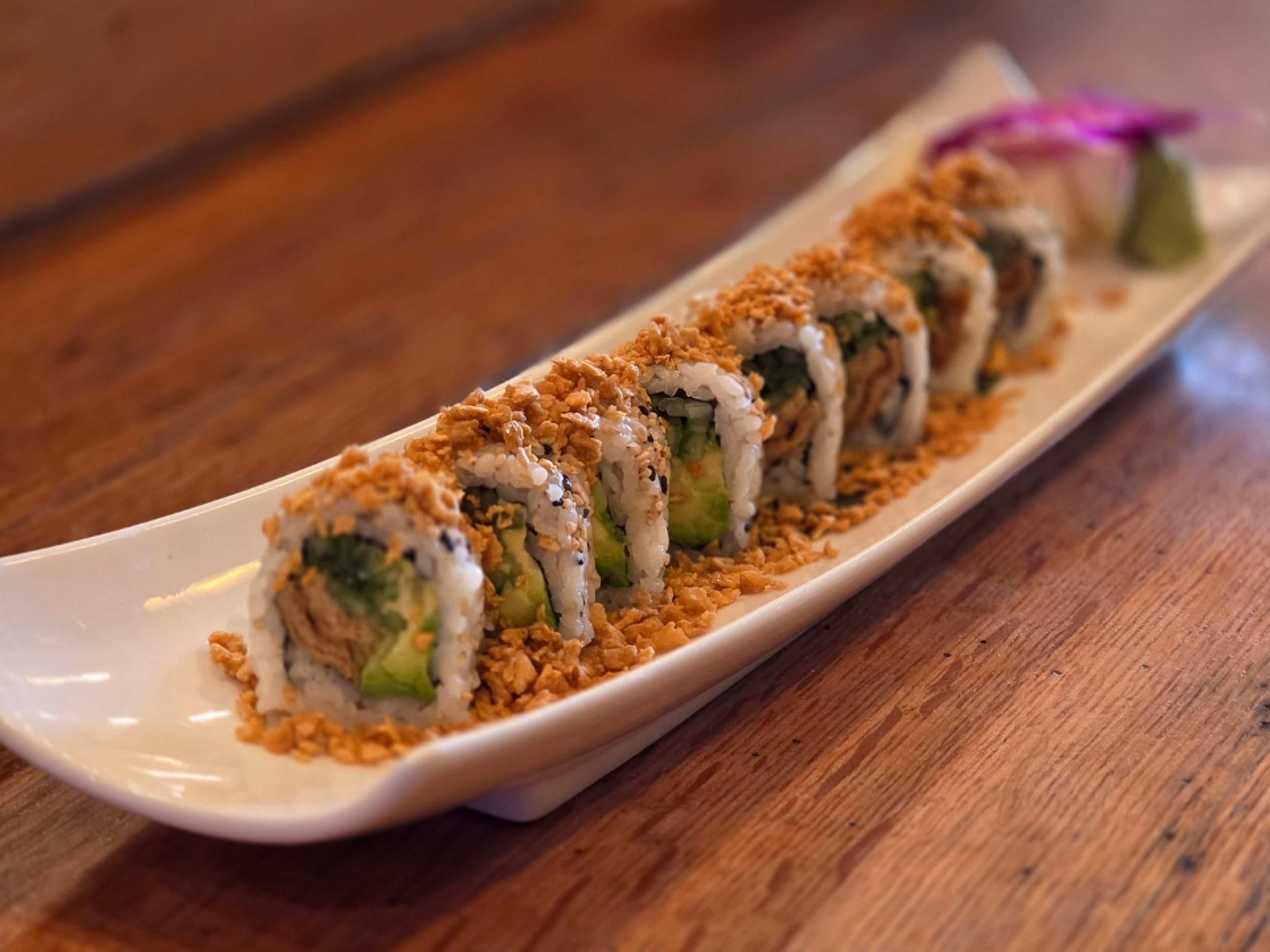 Veggie Bacon Roll (Vegan).