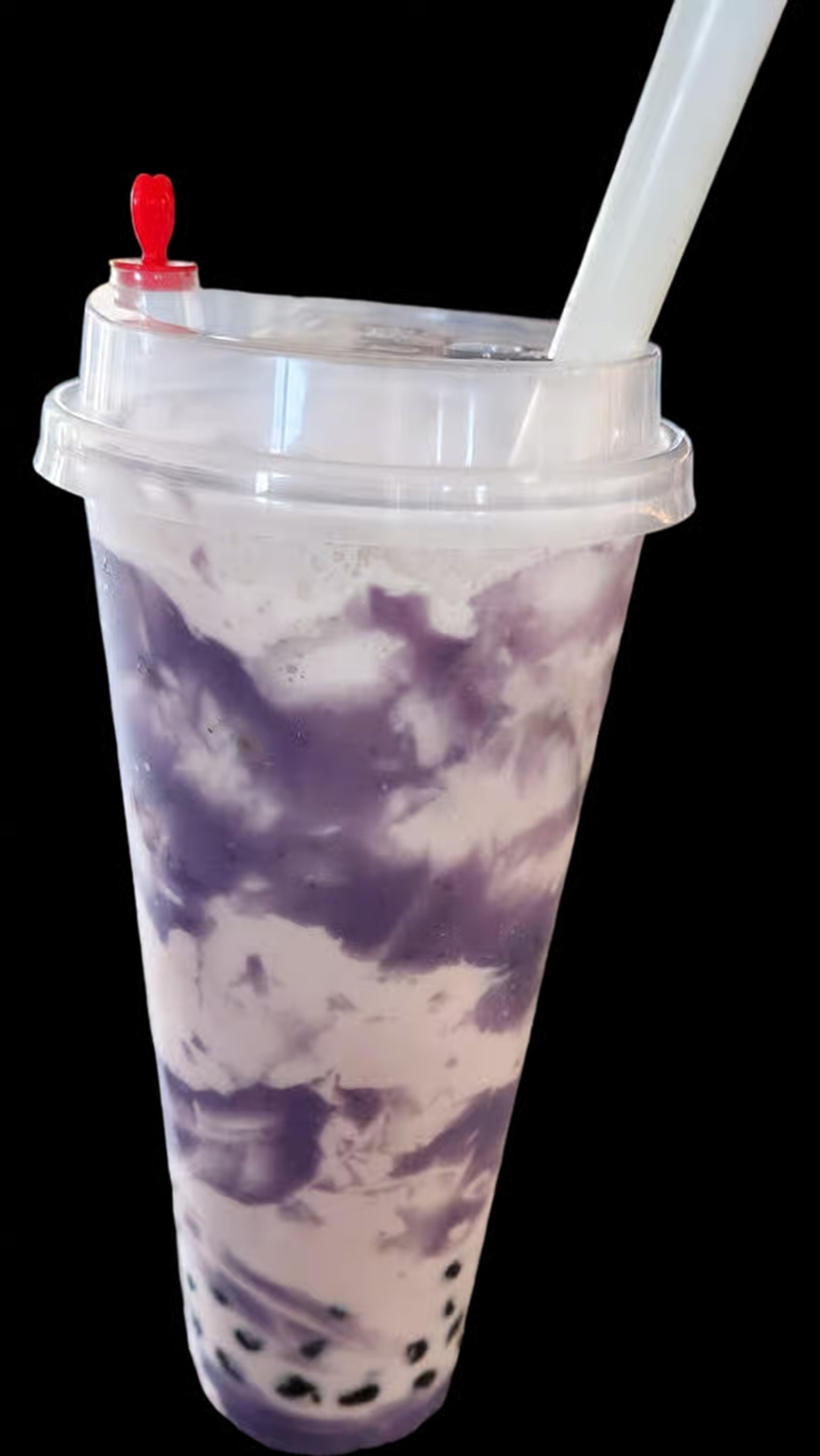 Taro/Ube/Coconut Milk Tea.
