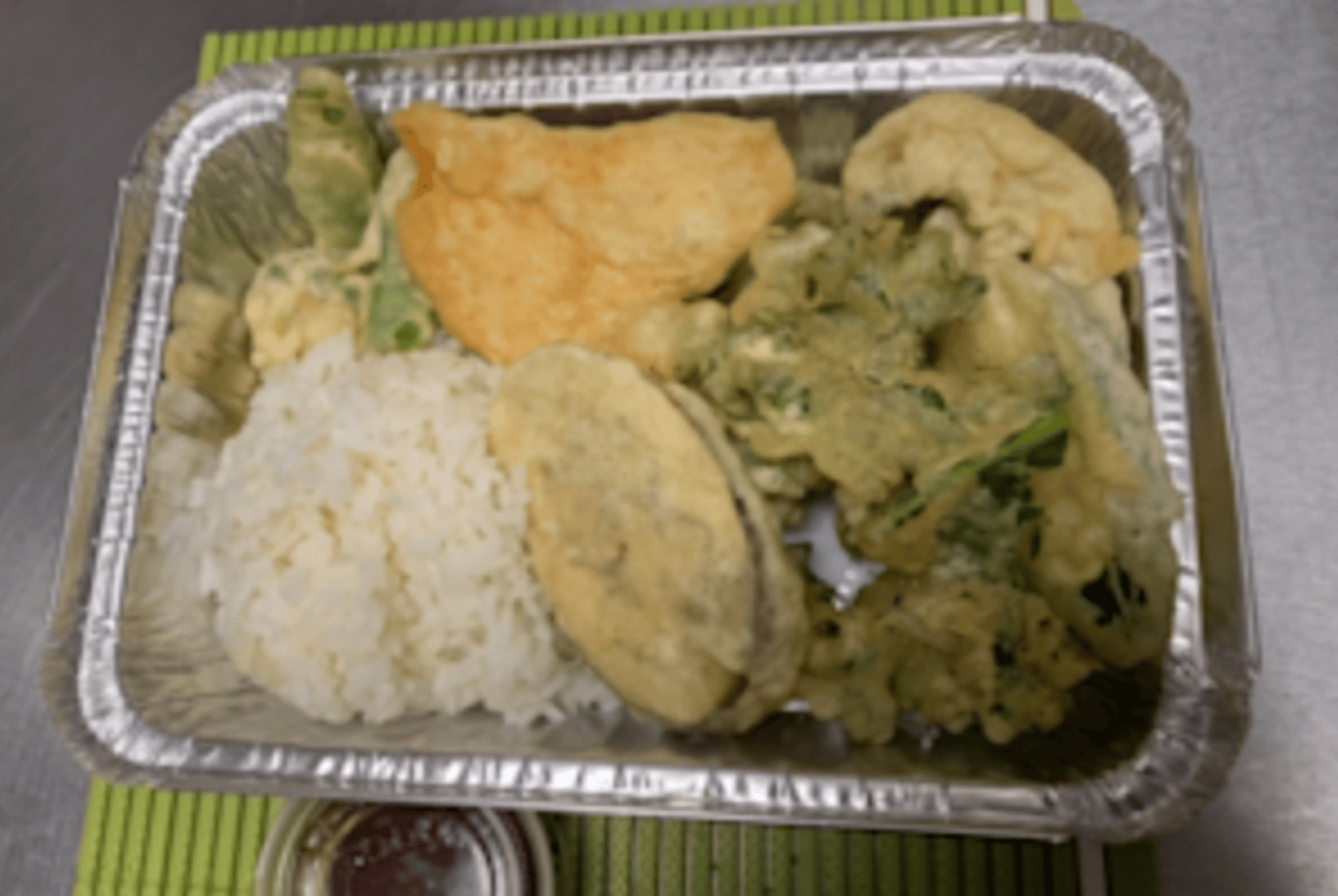 Vegetable Tempura Lunch.