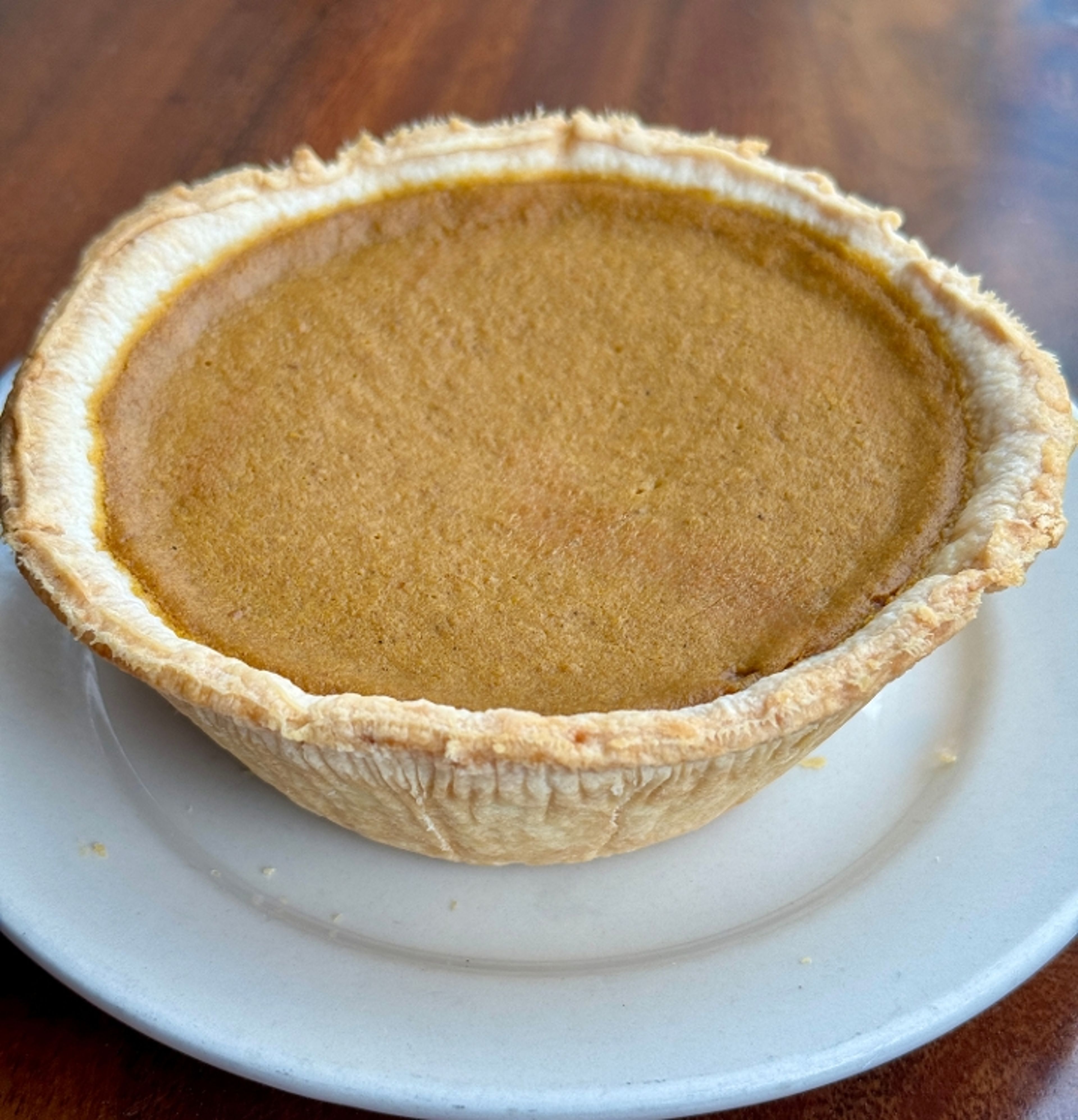 Pumpkin Pie (Serves 2).