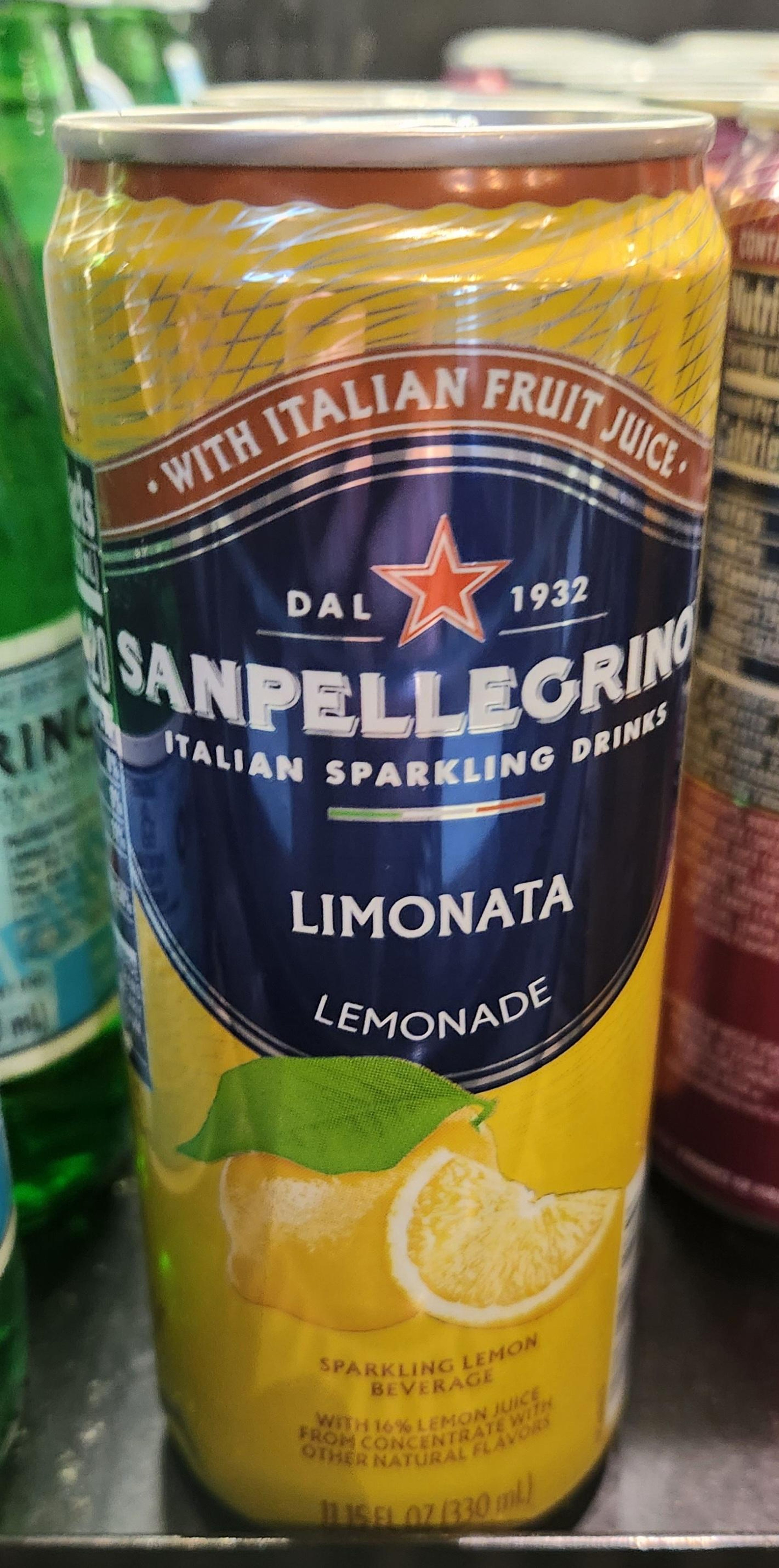 San Pellegrino Limonata (Lemonade).