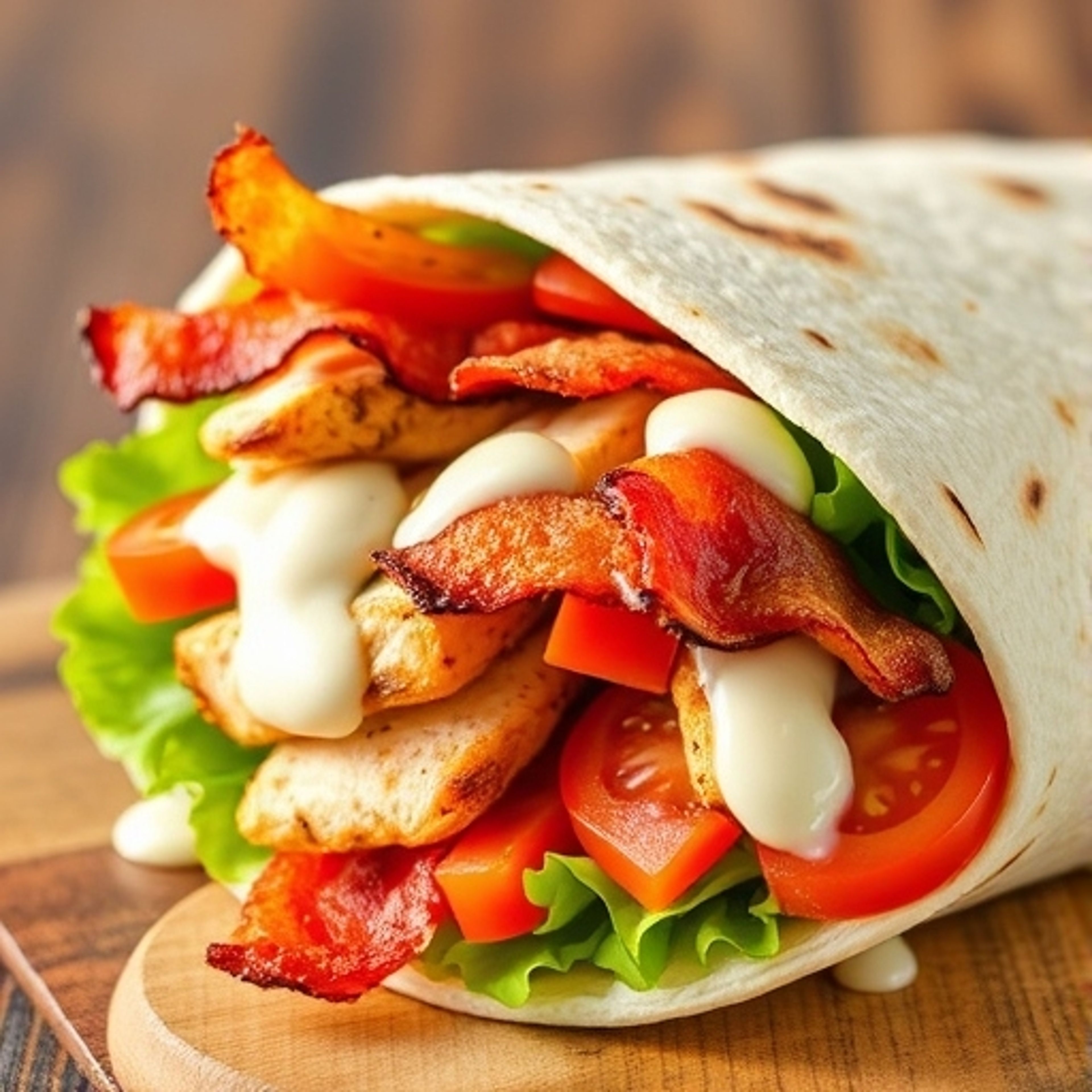 Chicken BLT Wrap.