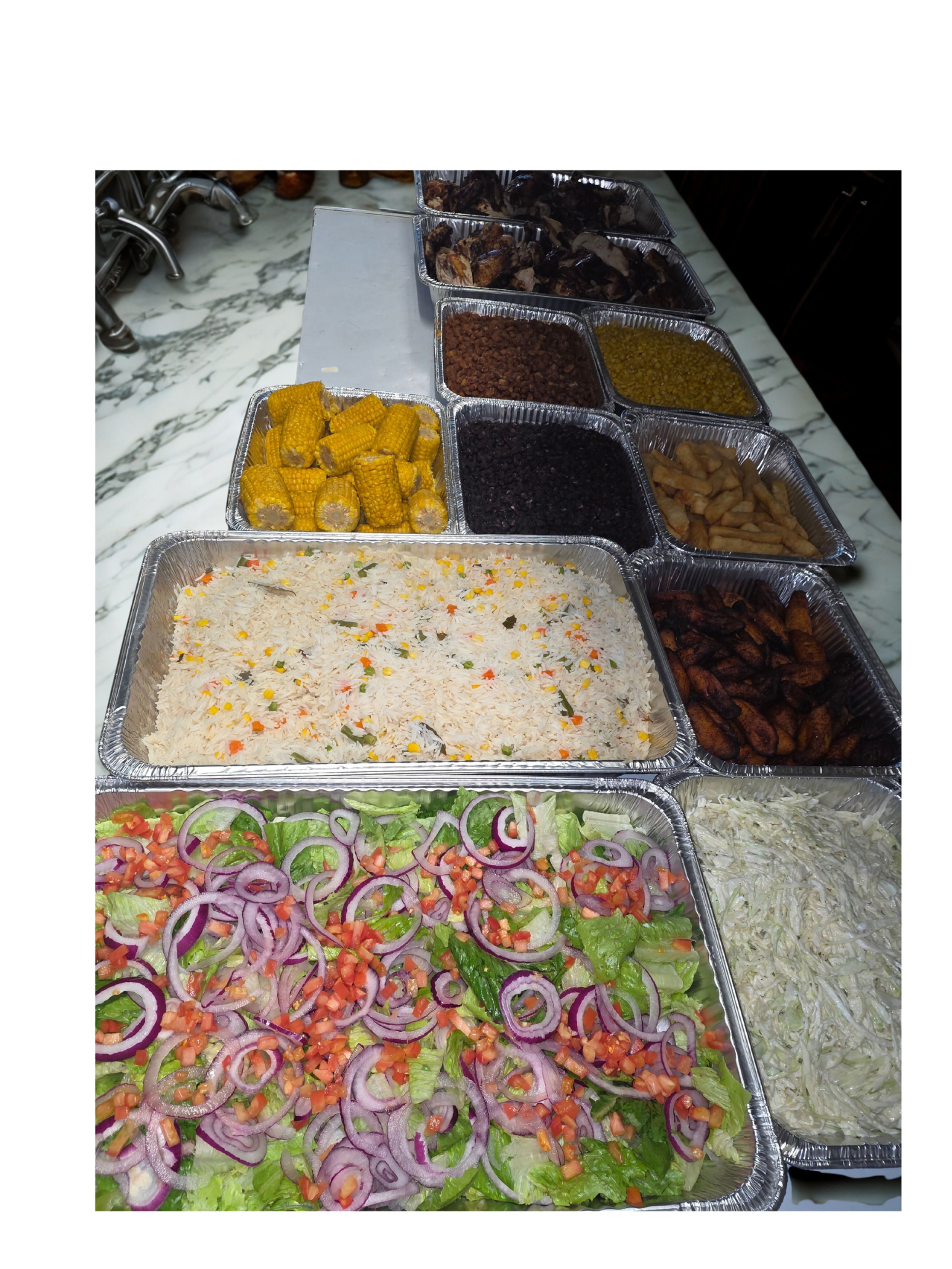 Thanksgiving (option 2) 6 Whole Chicken + 9 Sides, 20 Wings and a Two liter drink..