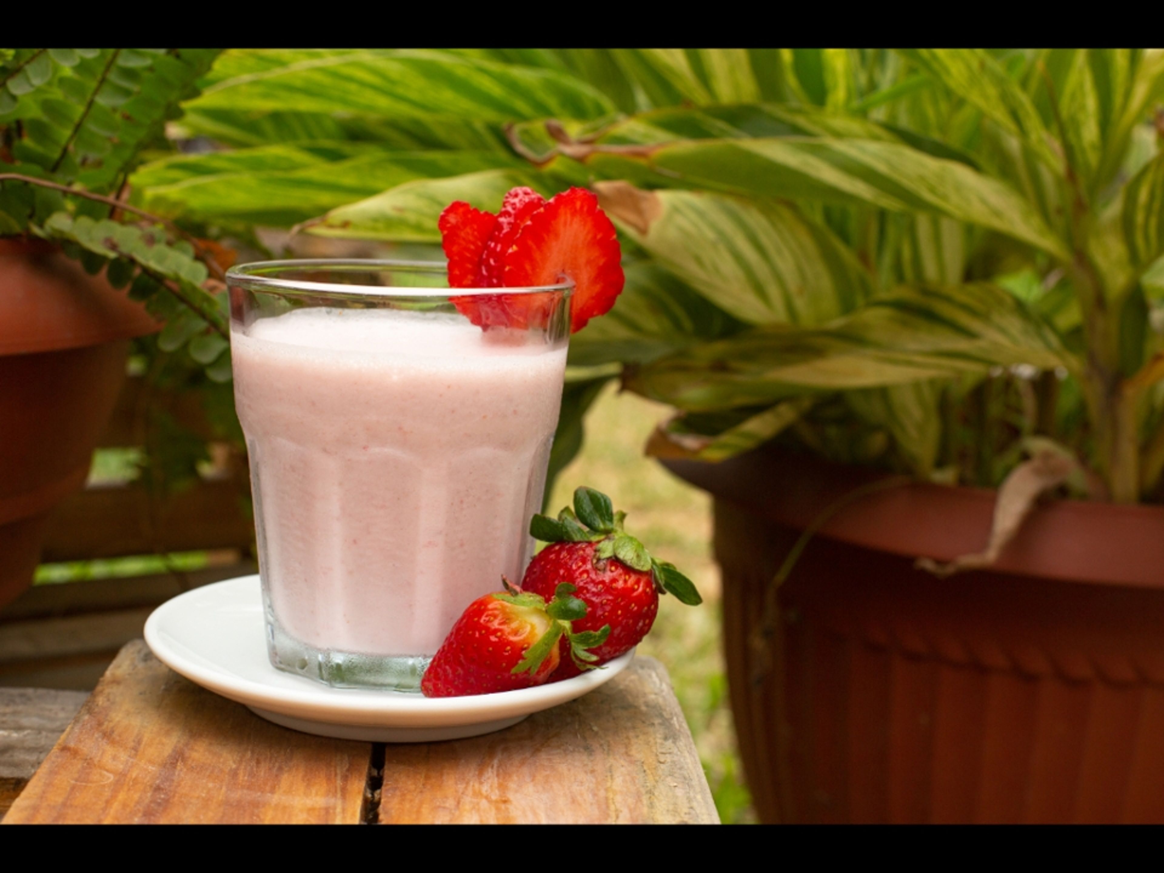 Strawberry Banana Smoothie*.