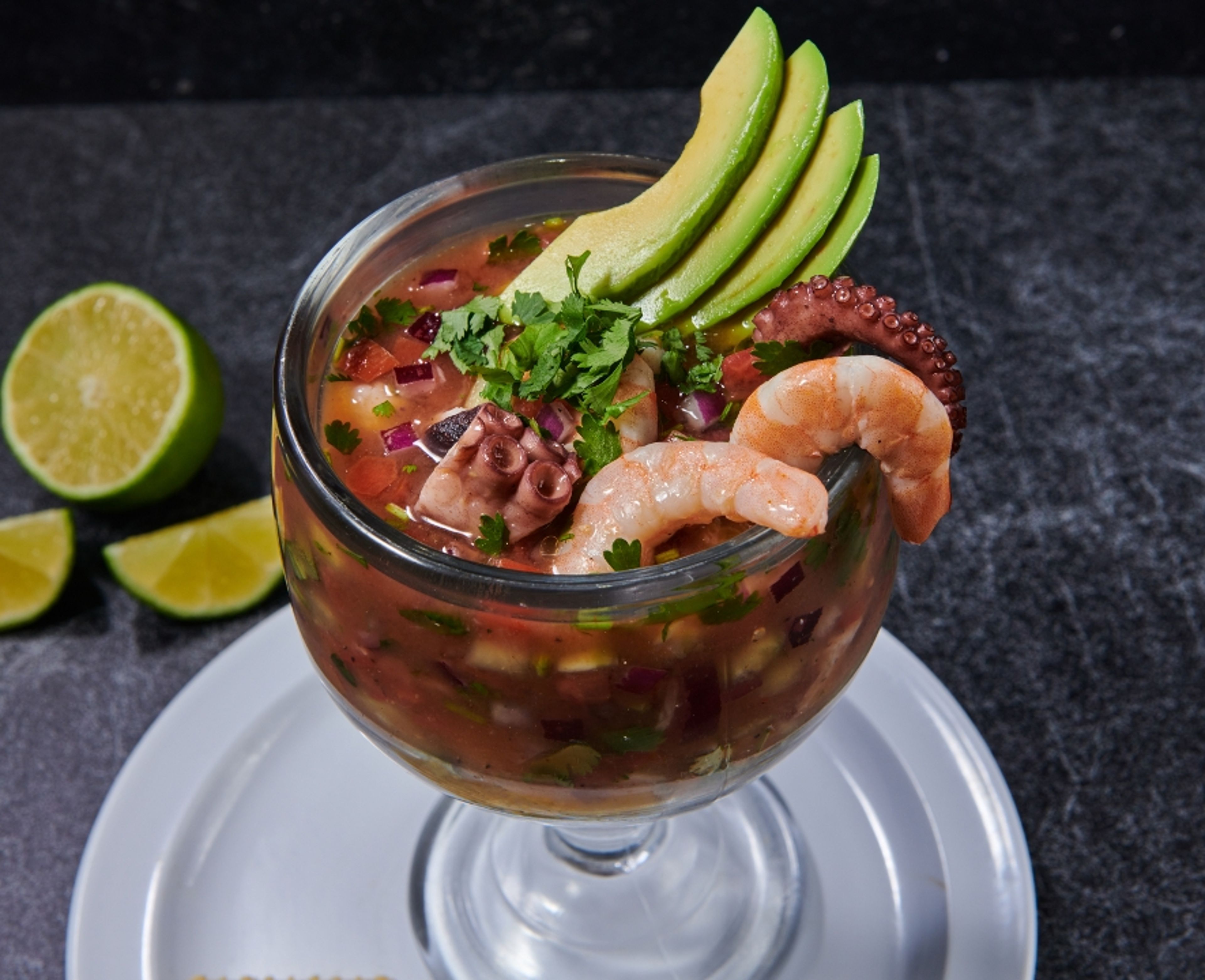 Shrimp & Octopus Cocktail.